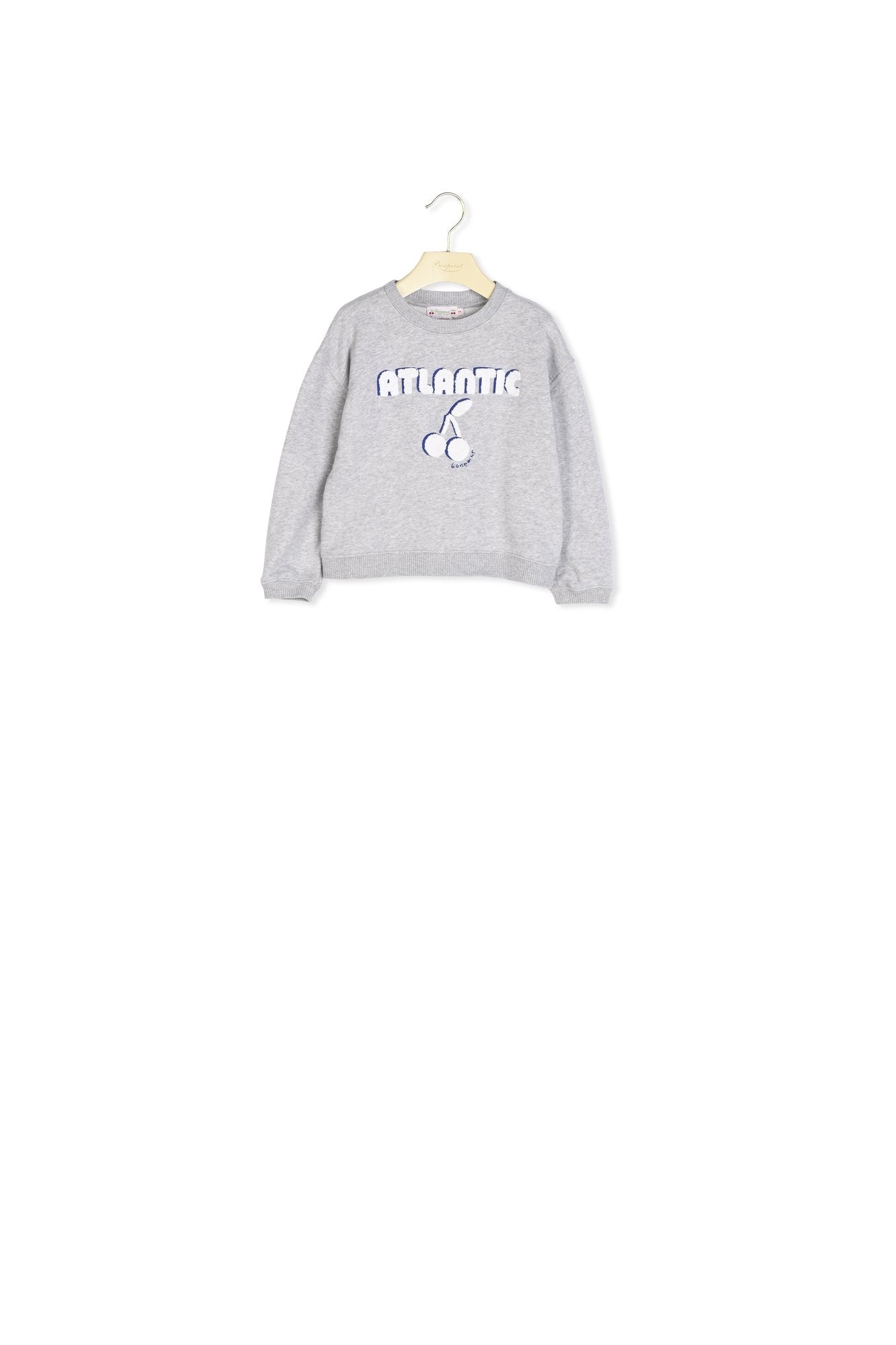 Sweat en molleton cerise - Bonpoint vintage