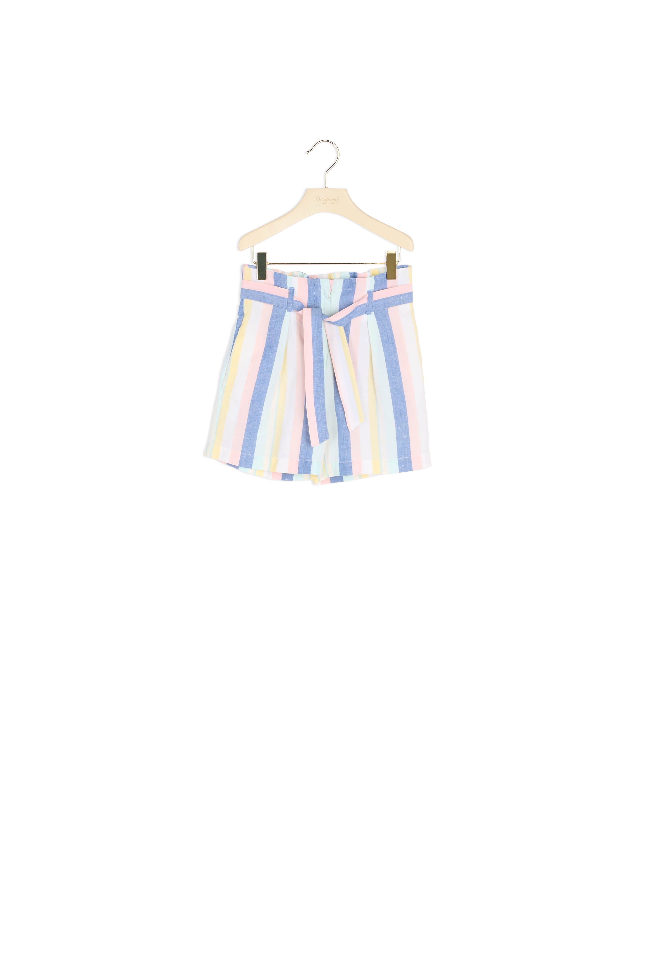 Short imprimé de cerises rayures - Bonpoint vintage