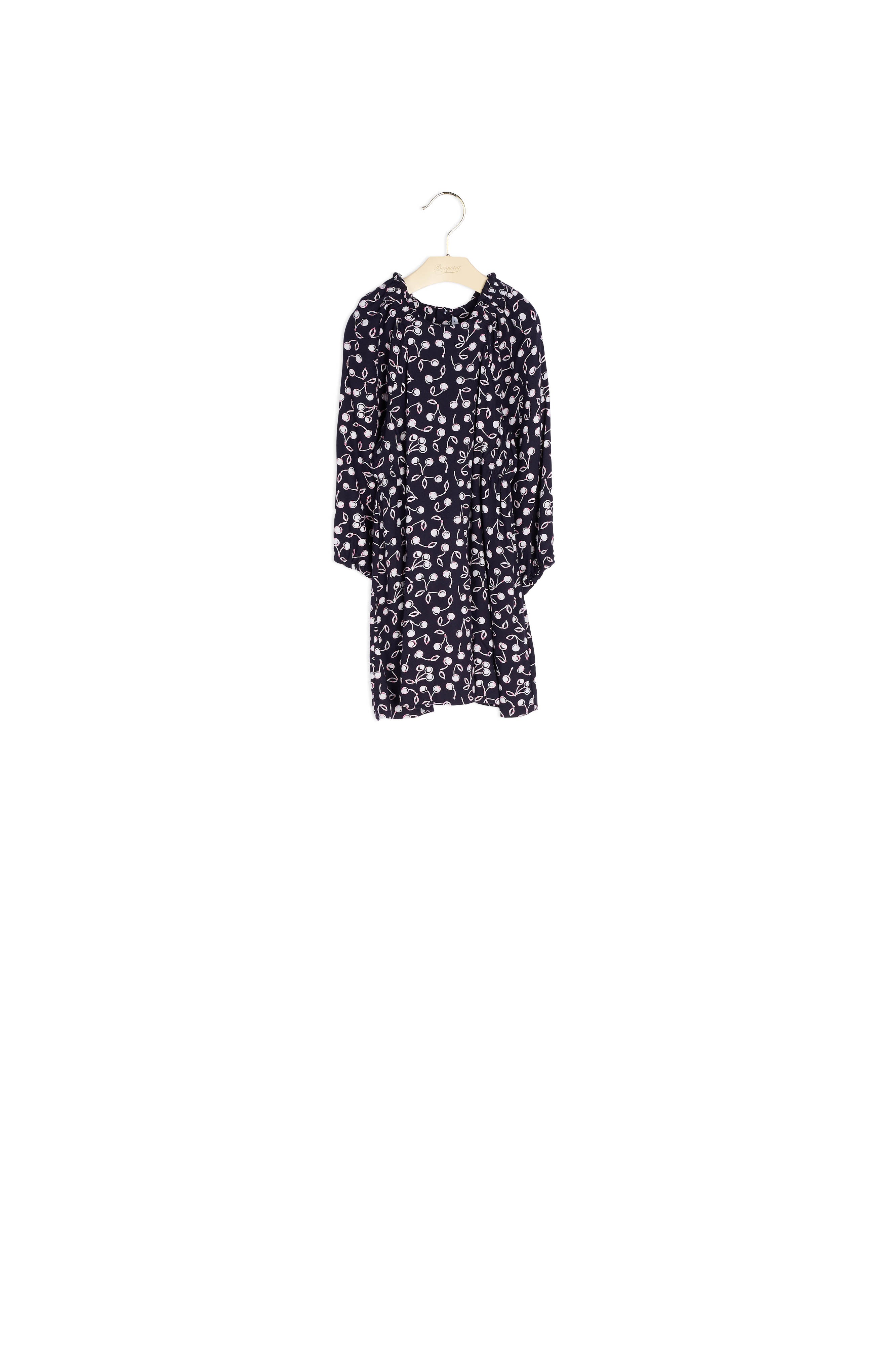 Robe en twill imprimé cerises - Bonpoint vintage