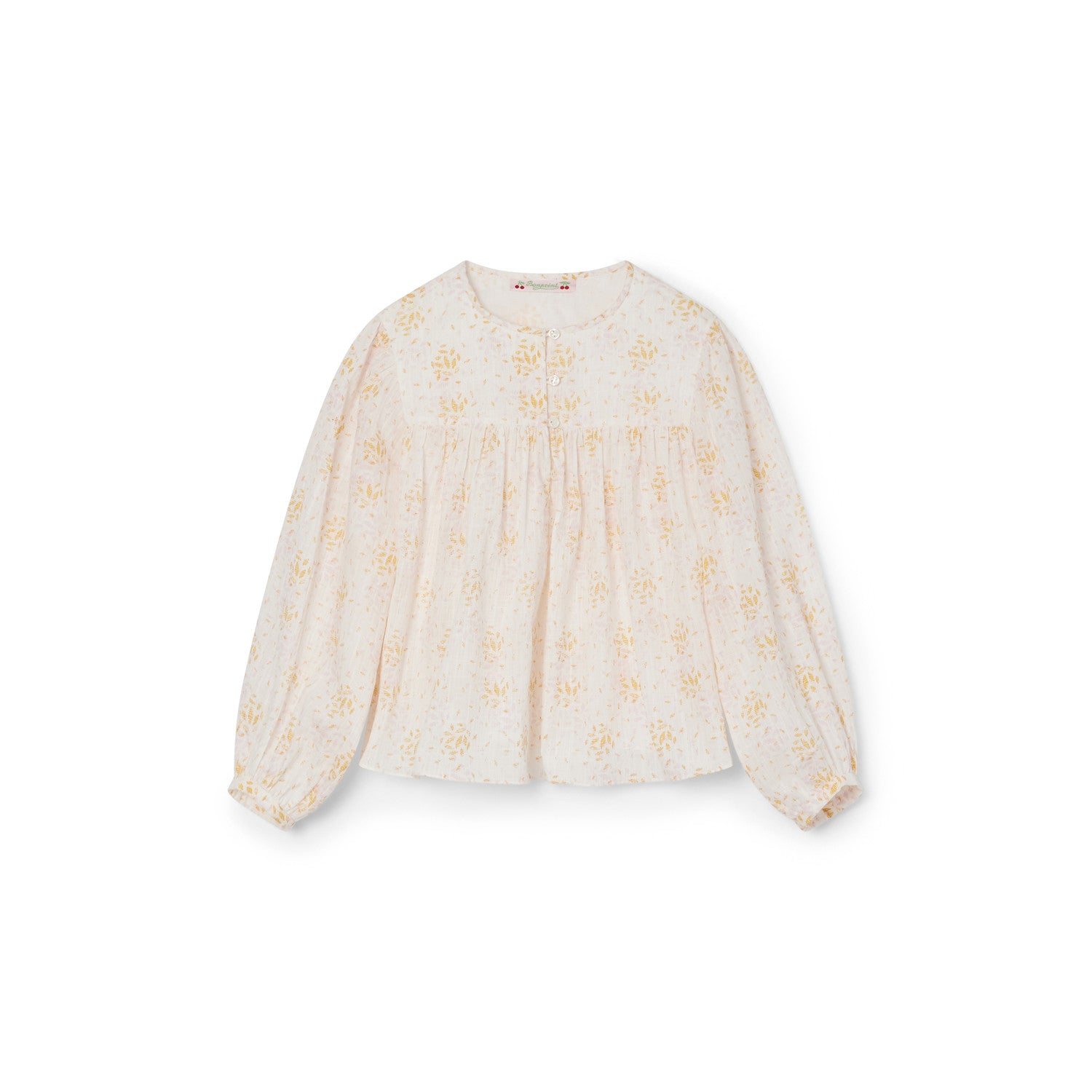 Blouse en coton imprimé fille - Bonpoint vintage