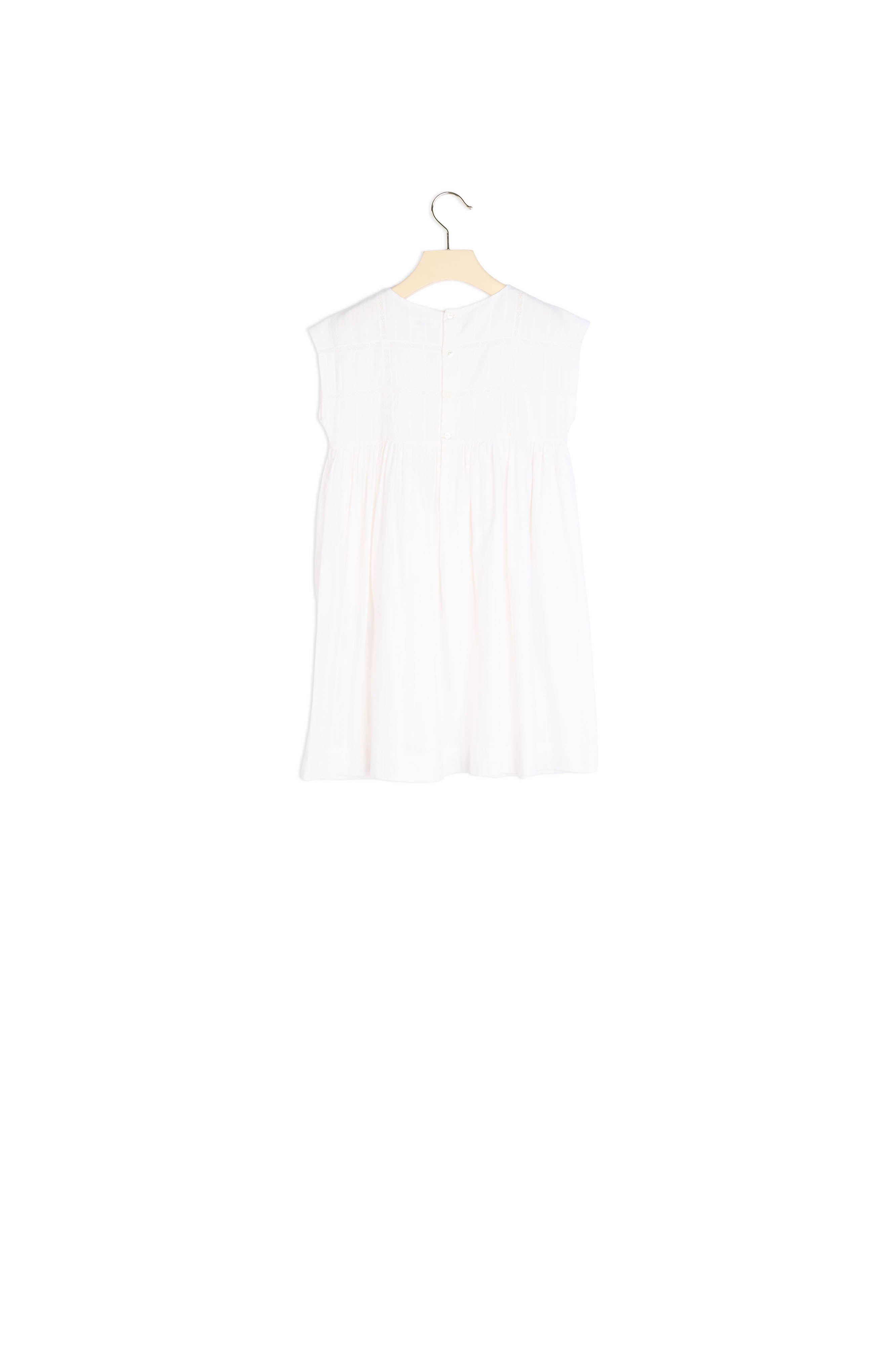 Robe en coton et dentelle - Bonpoint vintage