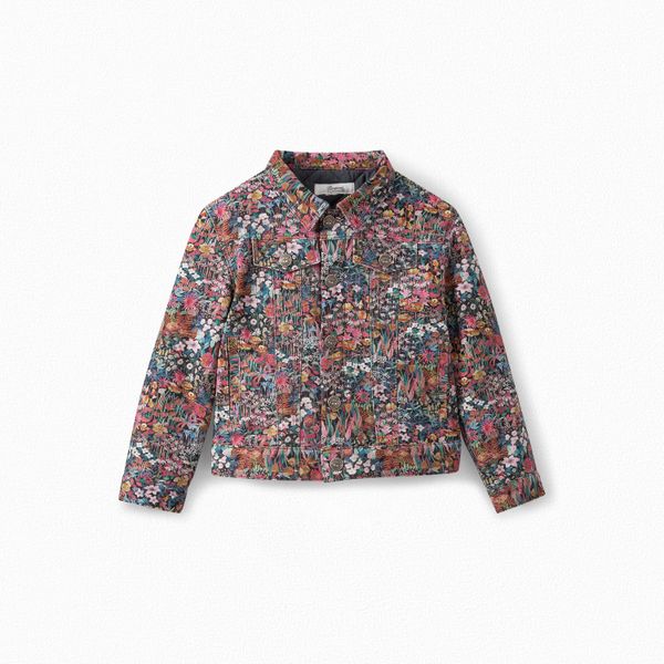 Veste en tissu Liberty fille - Bonpoint vintage