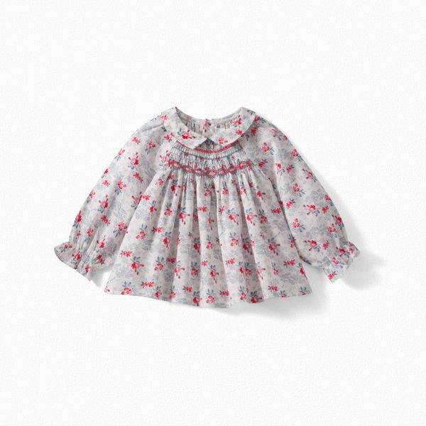 Blouse en tissu Liberty exclusif bébé - Bonpoint vintage