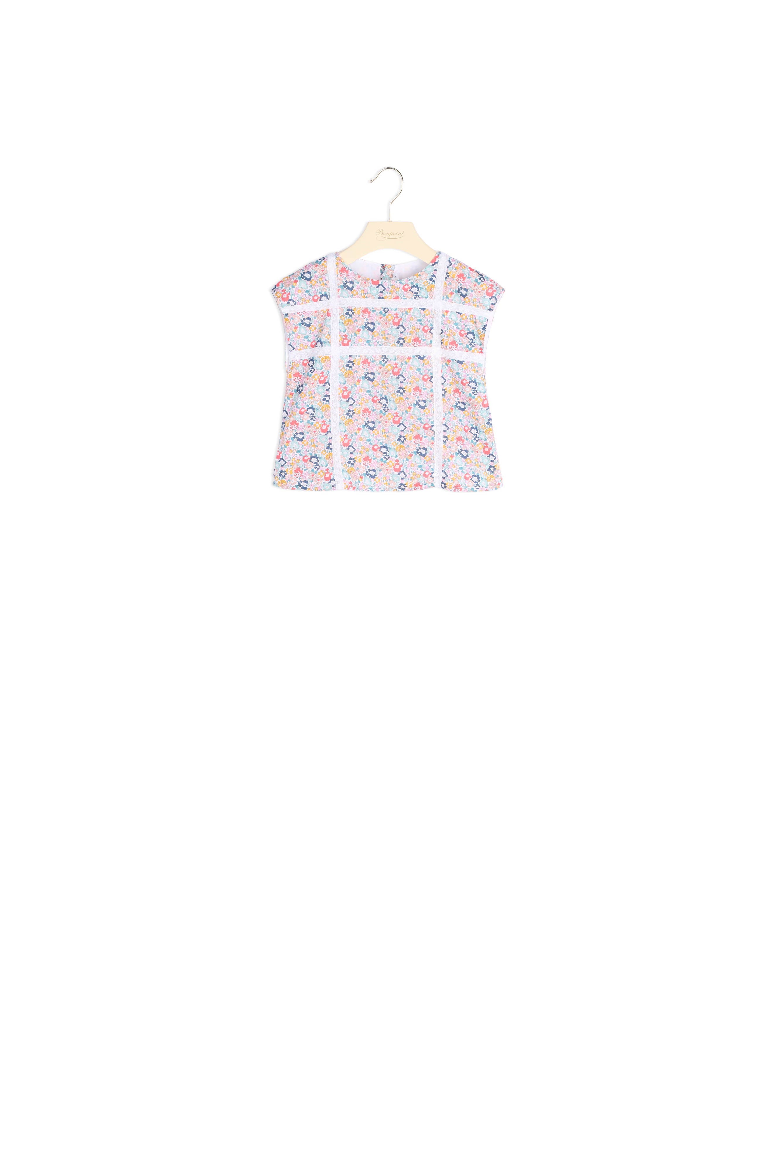 Blouse en tissu Liberty exclusif - Bonpoint vintage