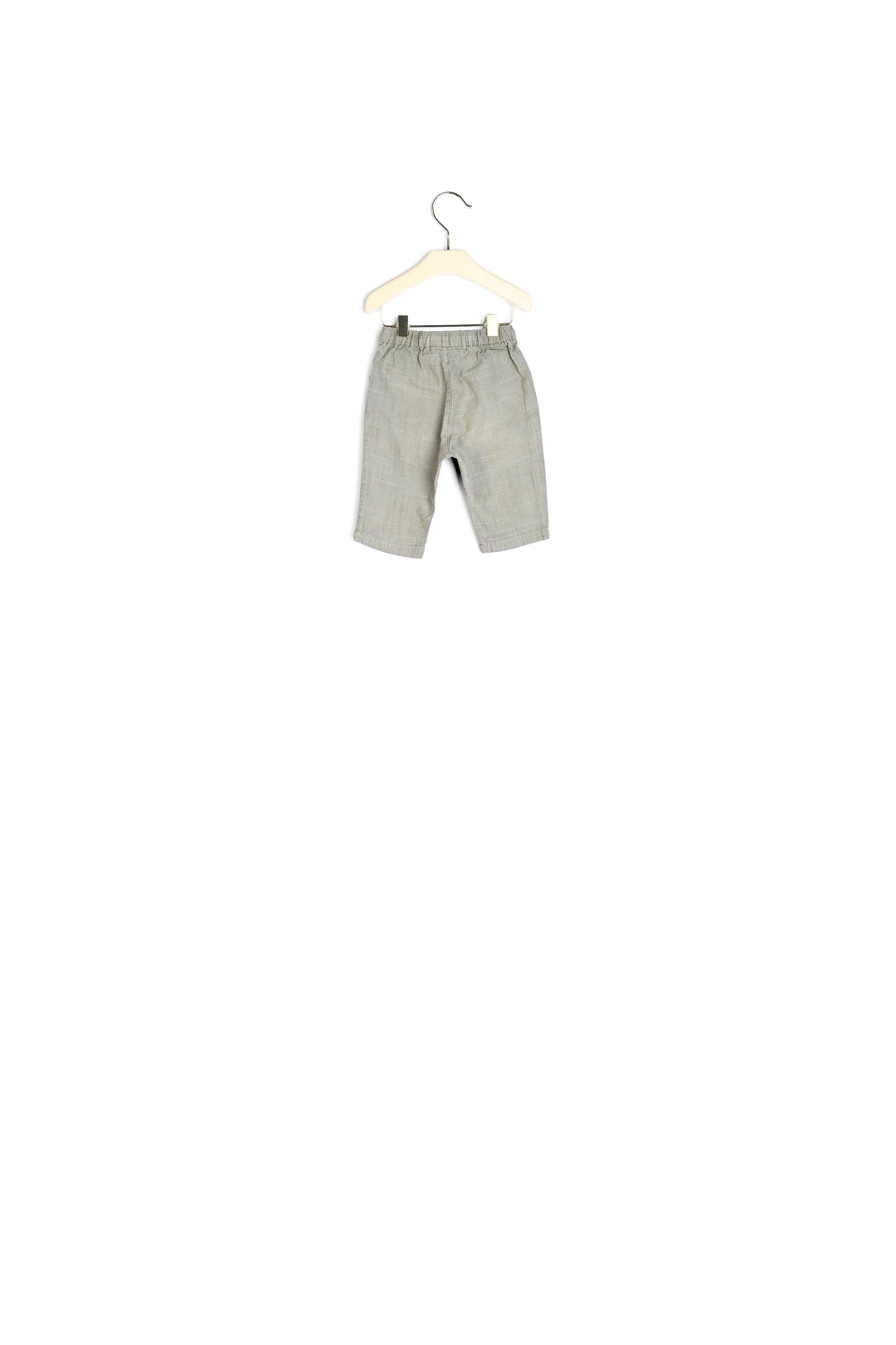 Pantalon en coton chambray bébé - Bonpoint vintage