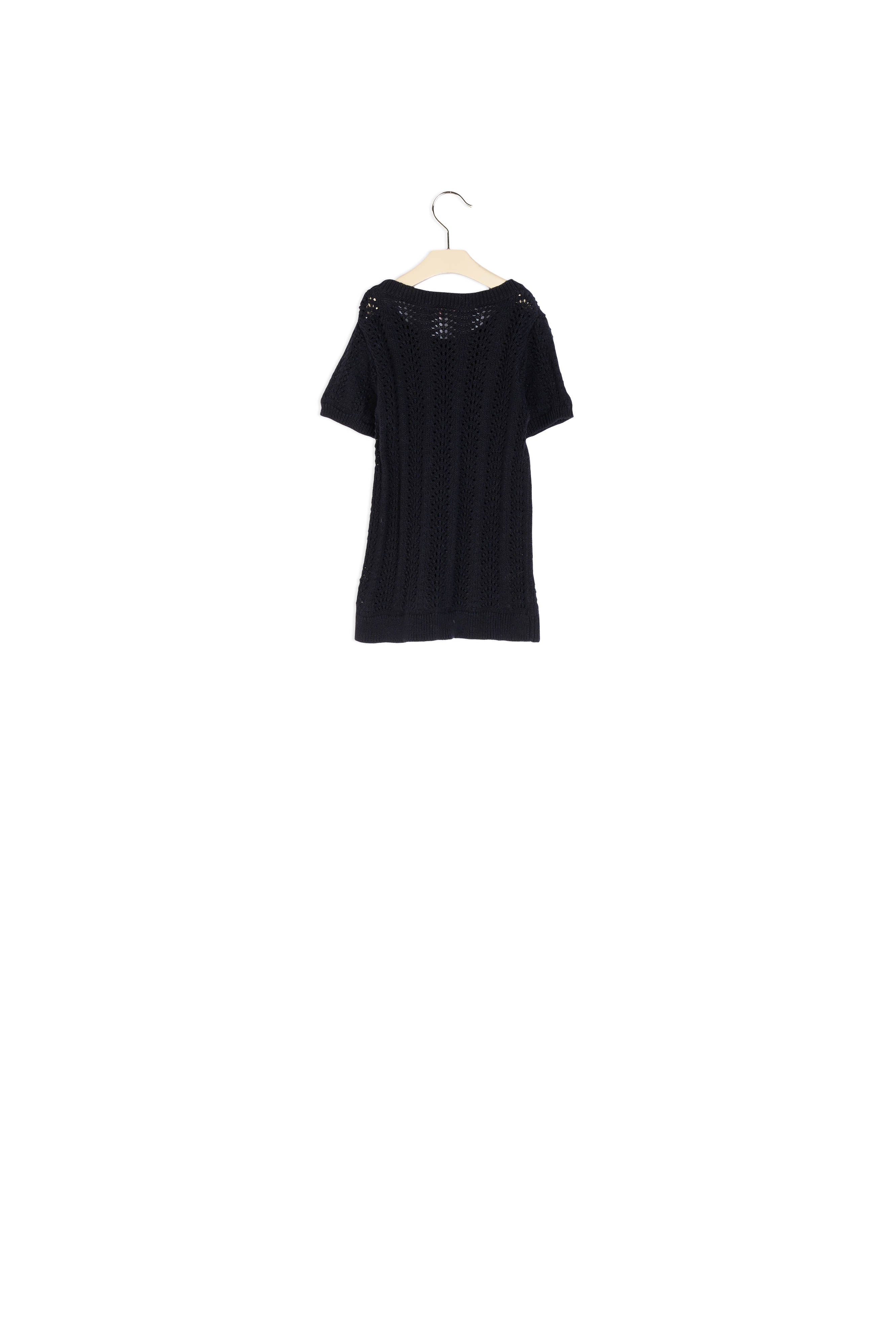 Pullover manches courtes ajouré - Bonpoint vintage