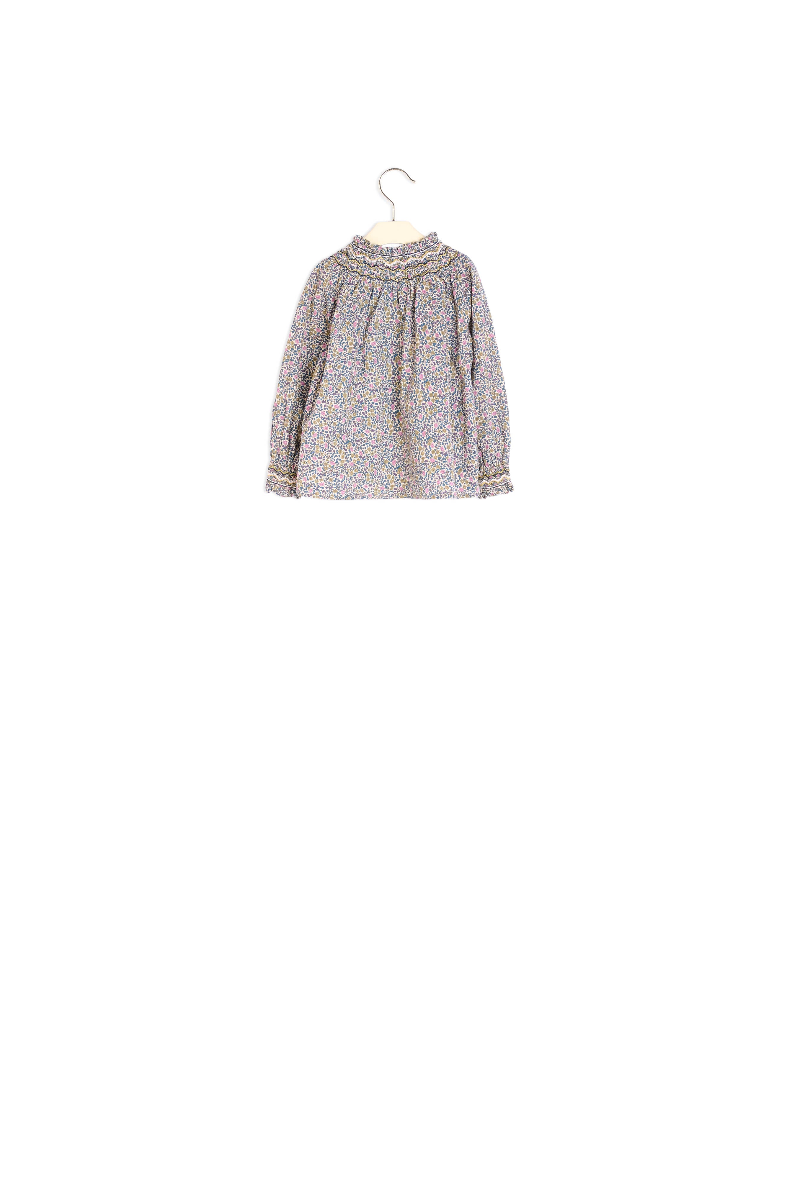 Blouse smockée Pétale - Bonpoint vintage
