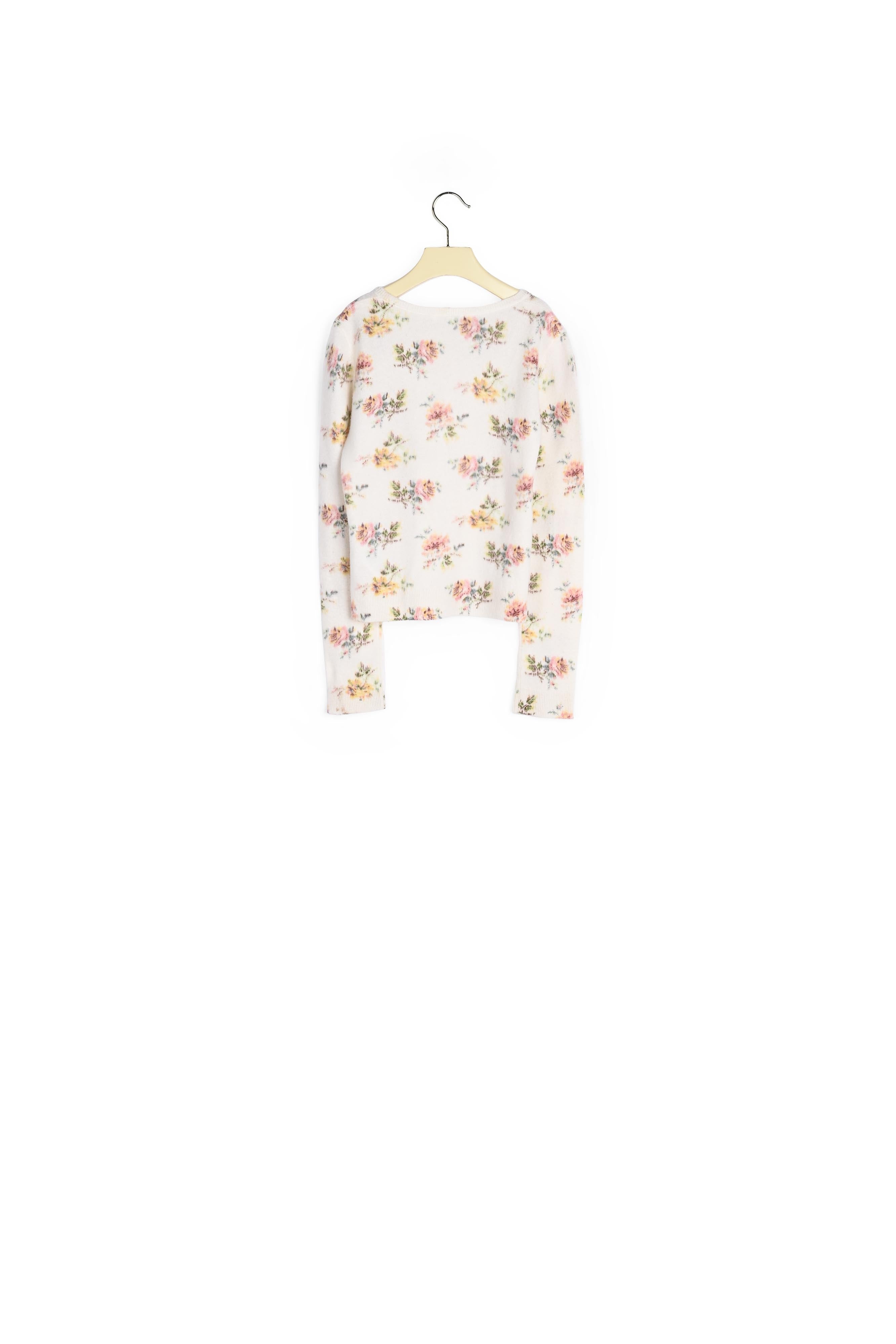 Cardigan en cachemire imprimé - Bonpoint vintage
