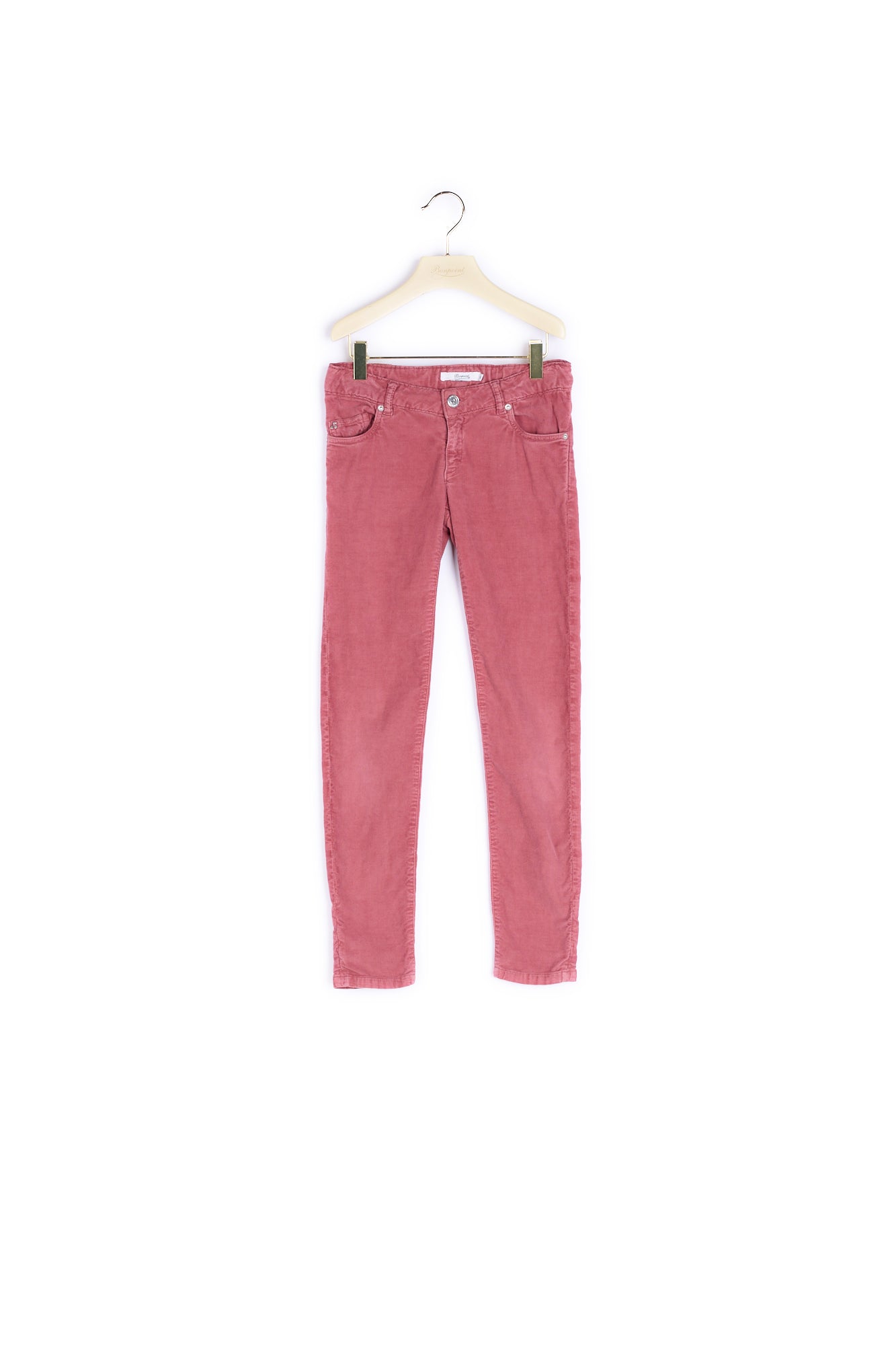Pantalon slim fille en velours milleraies - Bonpoint vintage