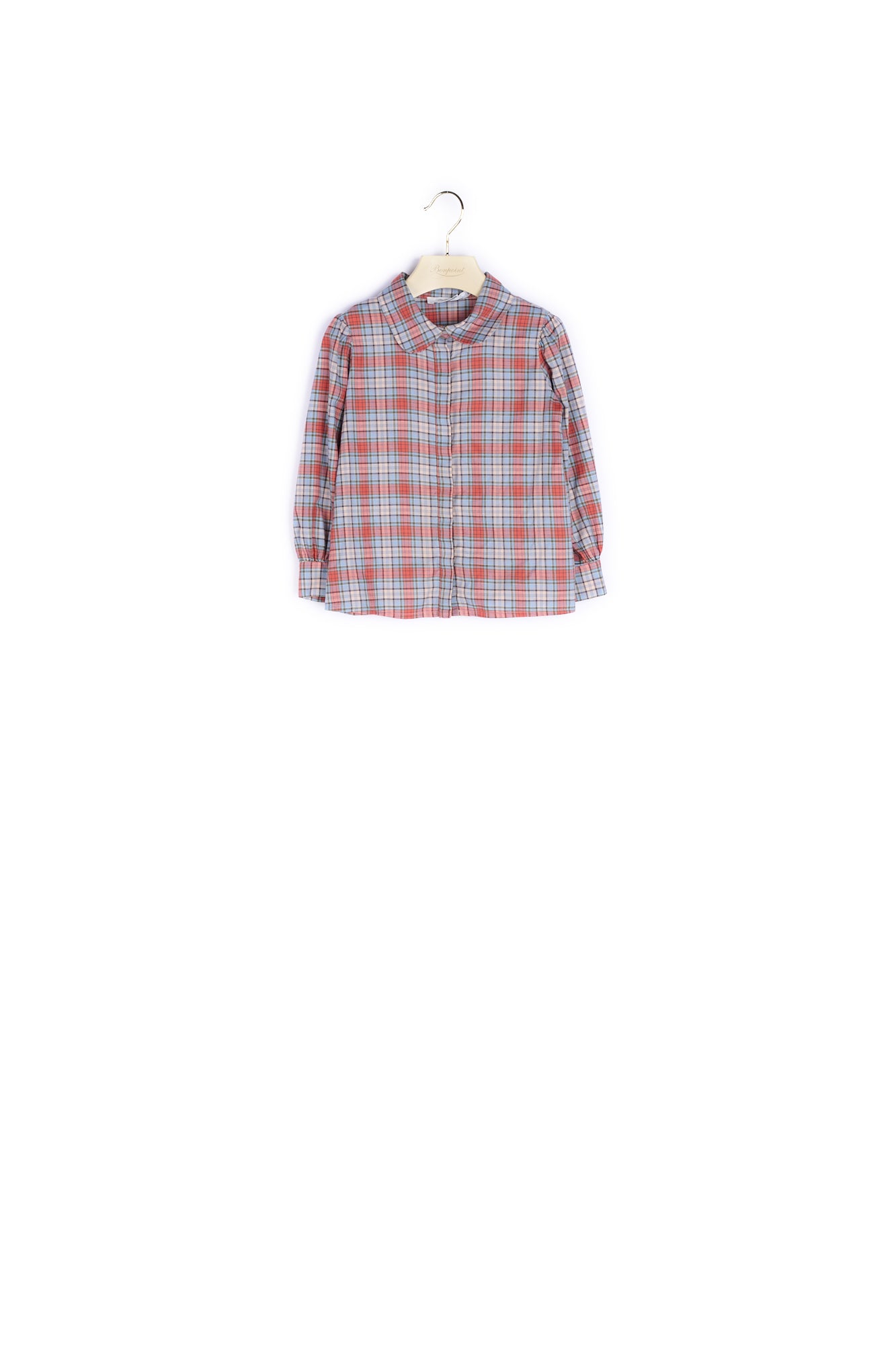 Blouse à carreaux - Bonpoint vintage