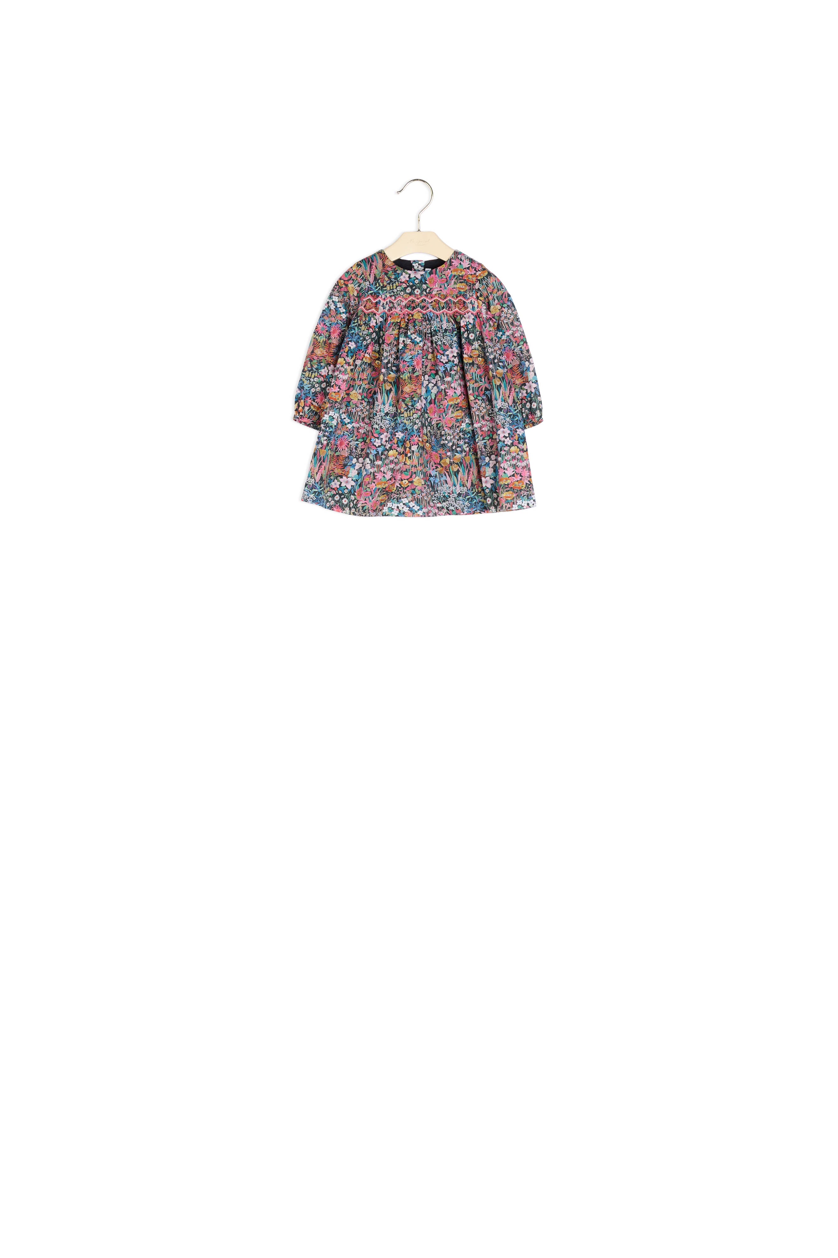 Robe en tissu Liberty exclusif bébé - Bonpoint vintage