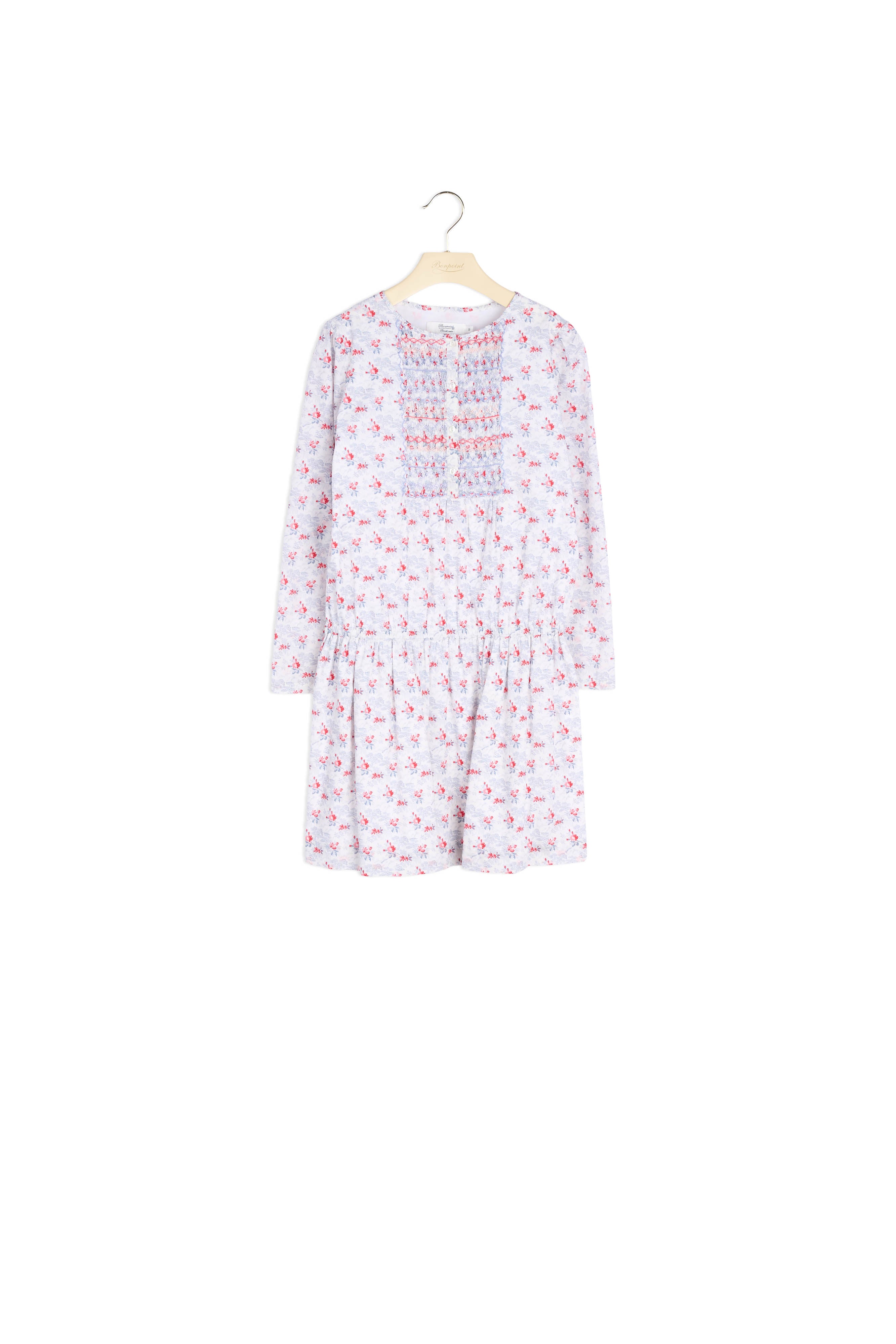 Robe smockée en tissu Liberty exclusif - Bonpoint vintage