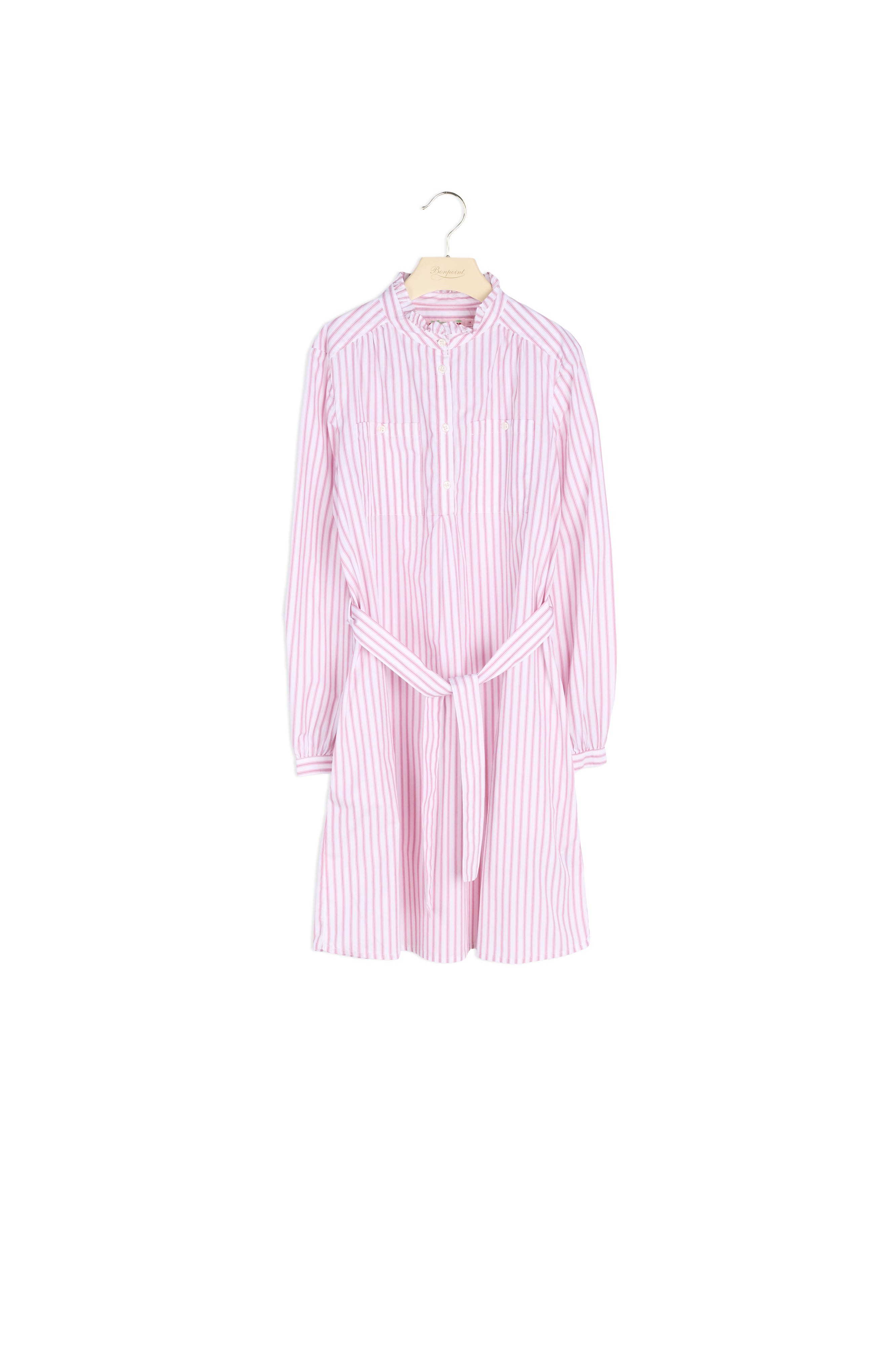 Robe chemise avec ceinture - Bonpoint vintage