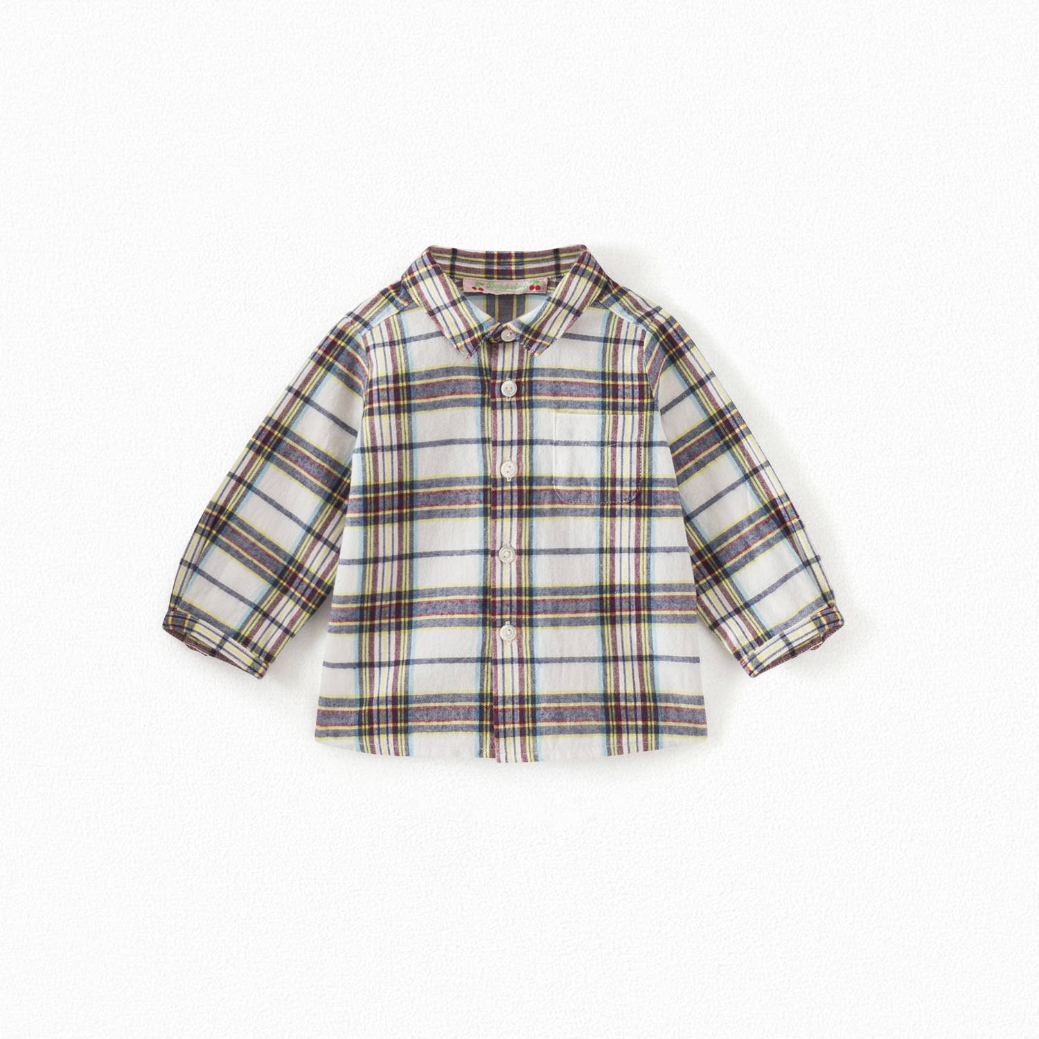 Chemise à carreaux bébé - Bonpoint vintage