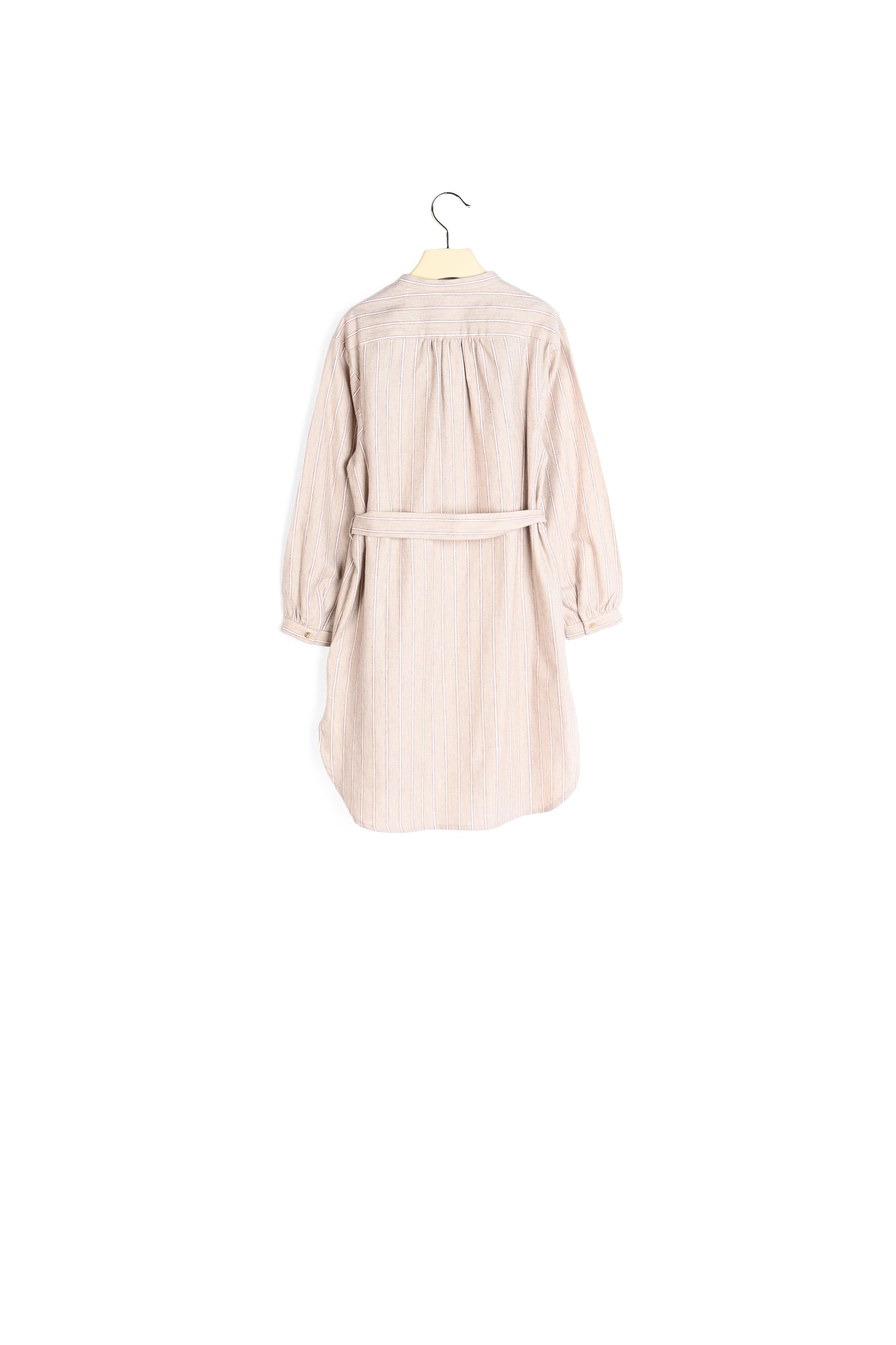 Robe chemise à rayures fines - Bonpoint vintage