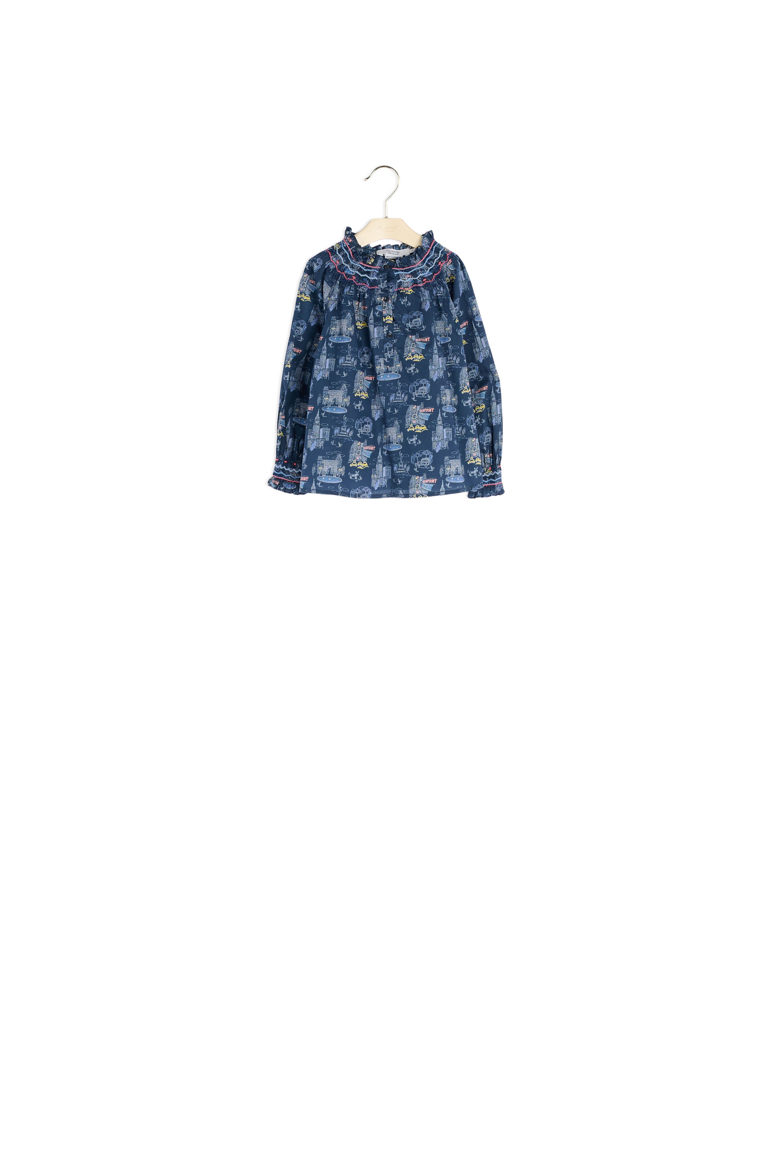 Blouse en tissu Liberty exclusif - Bonpoint vintage