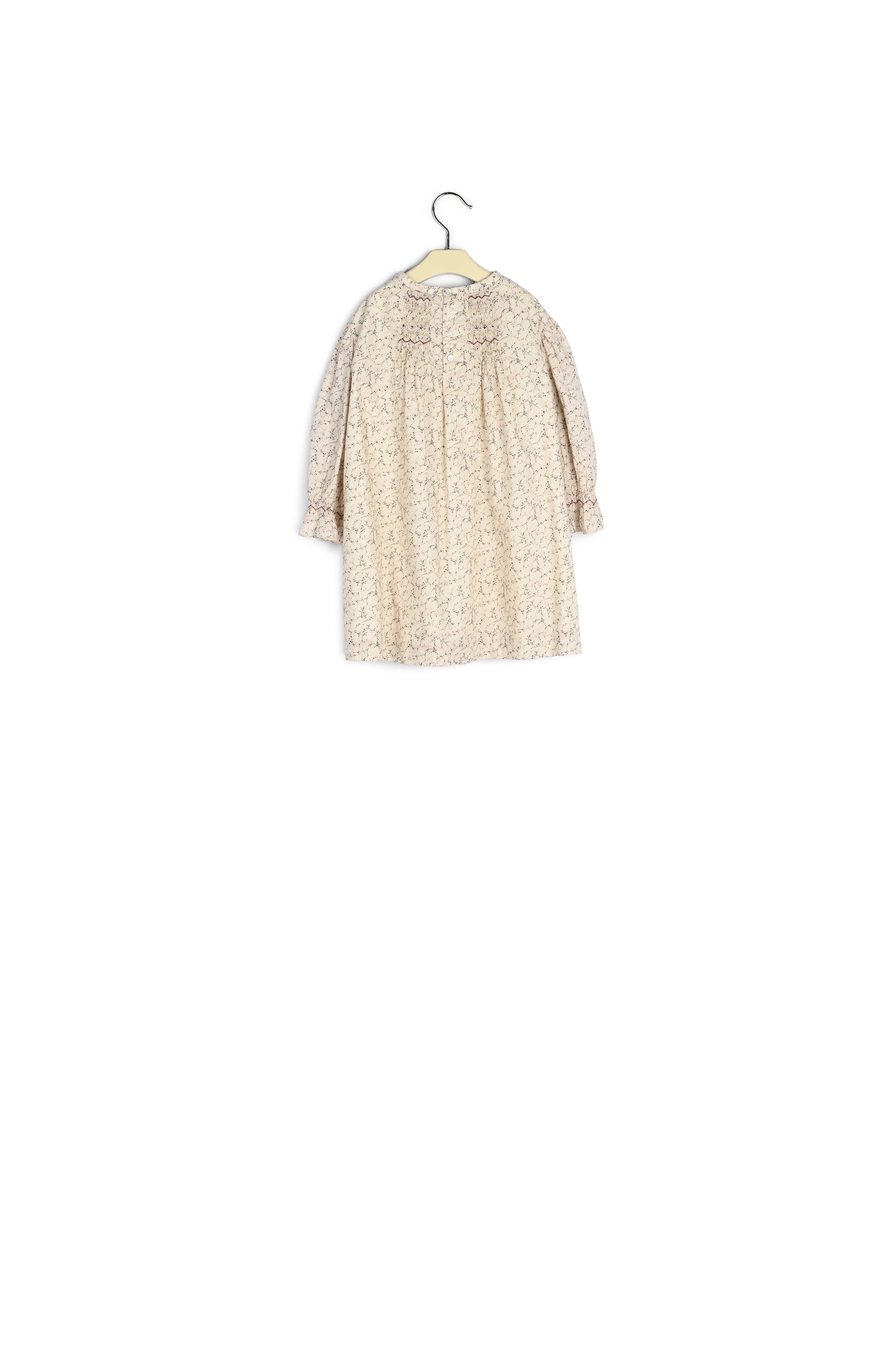 Robe smockée en tissu Liberty - Bonpoint vintage