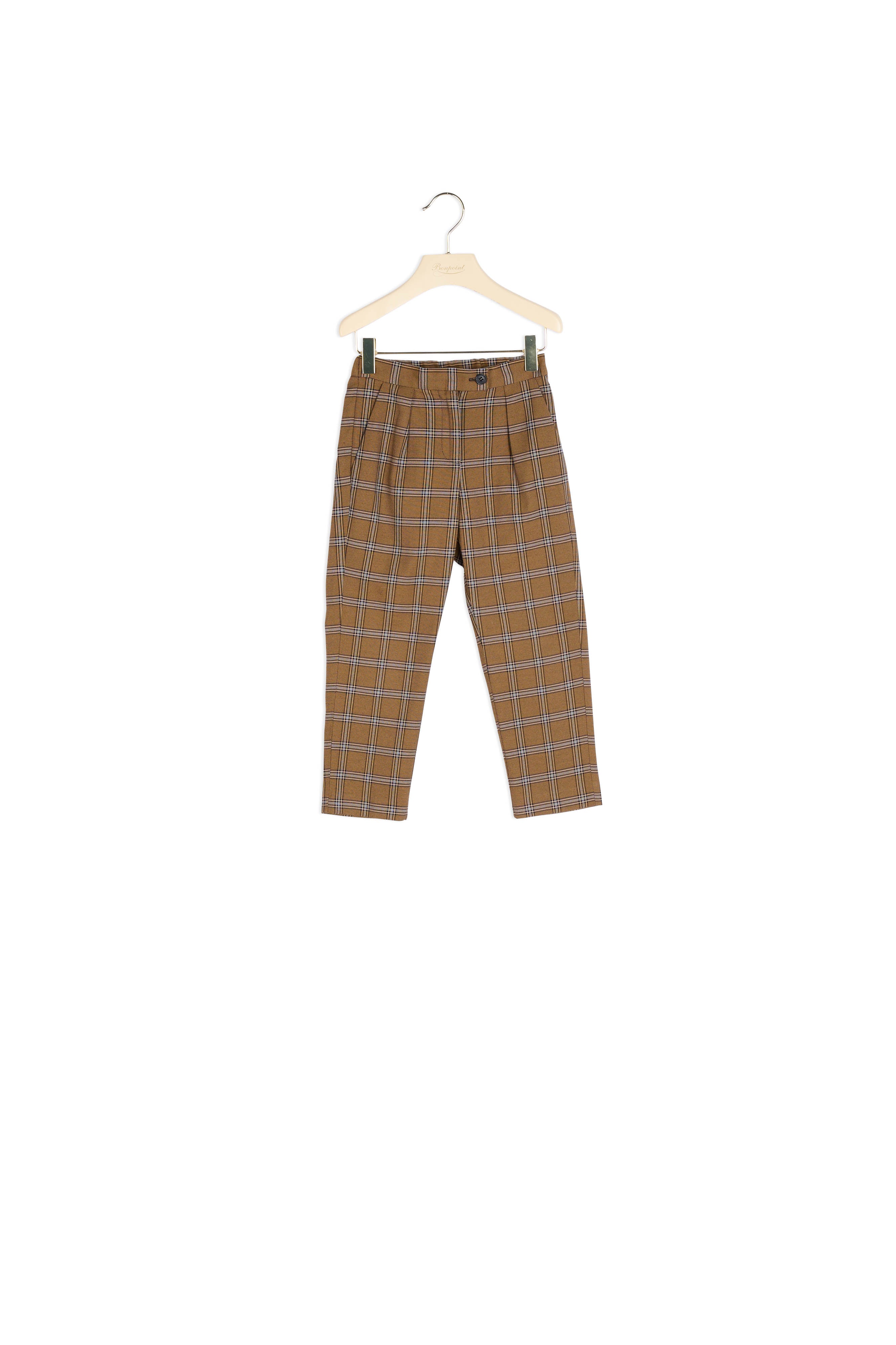 Pantalon à carreaux carreaux - Bonpoint vintage