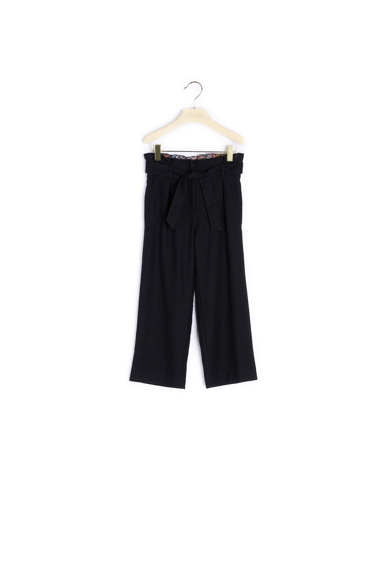 Pantalon en flanelle ceinturé - Bonpoint vintage