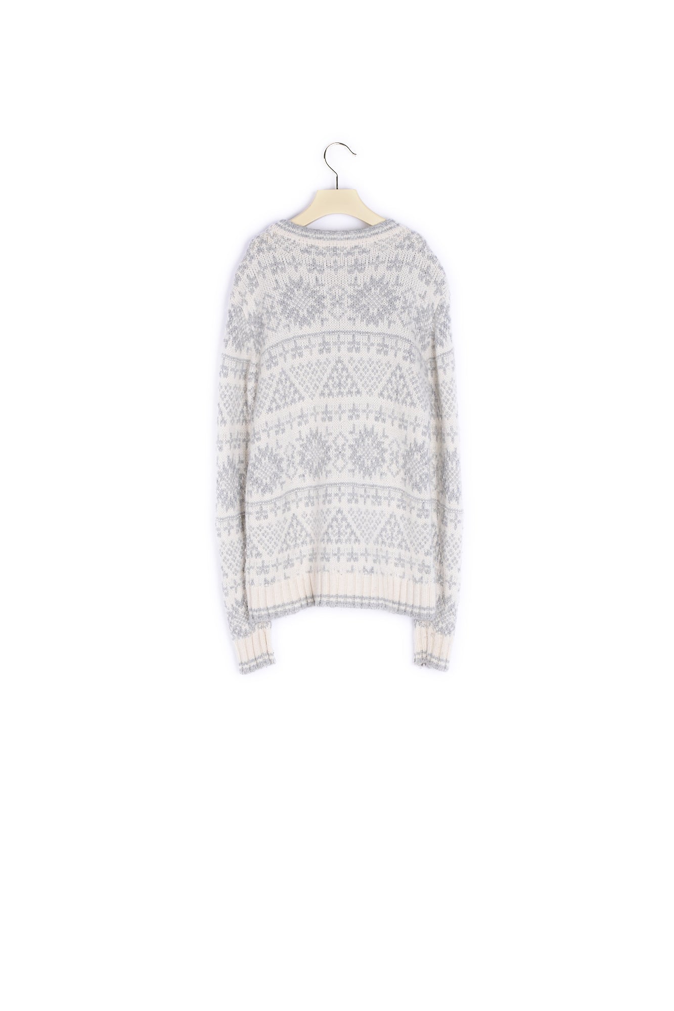 Pull à motif jacquard cerises fille - Bonpoint vintage