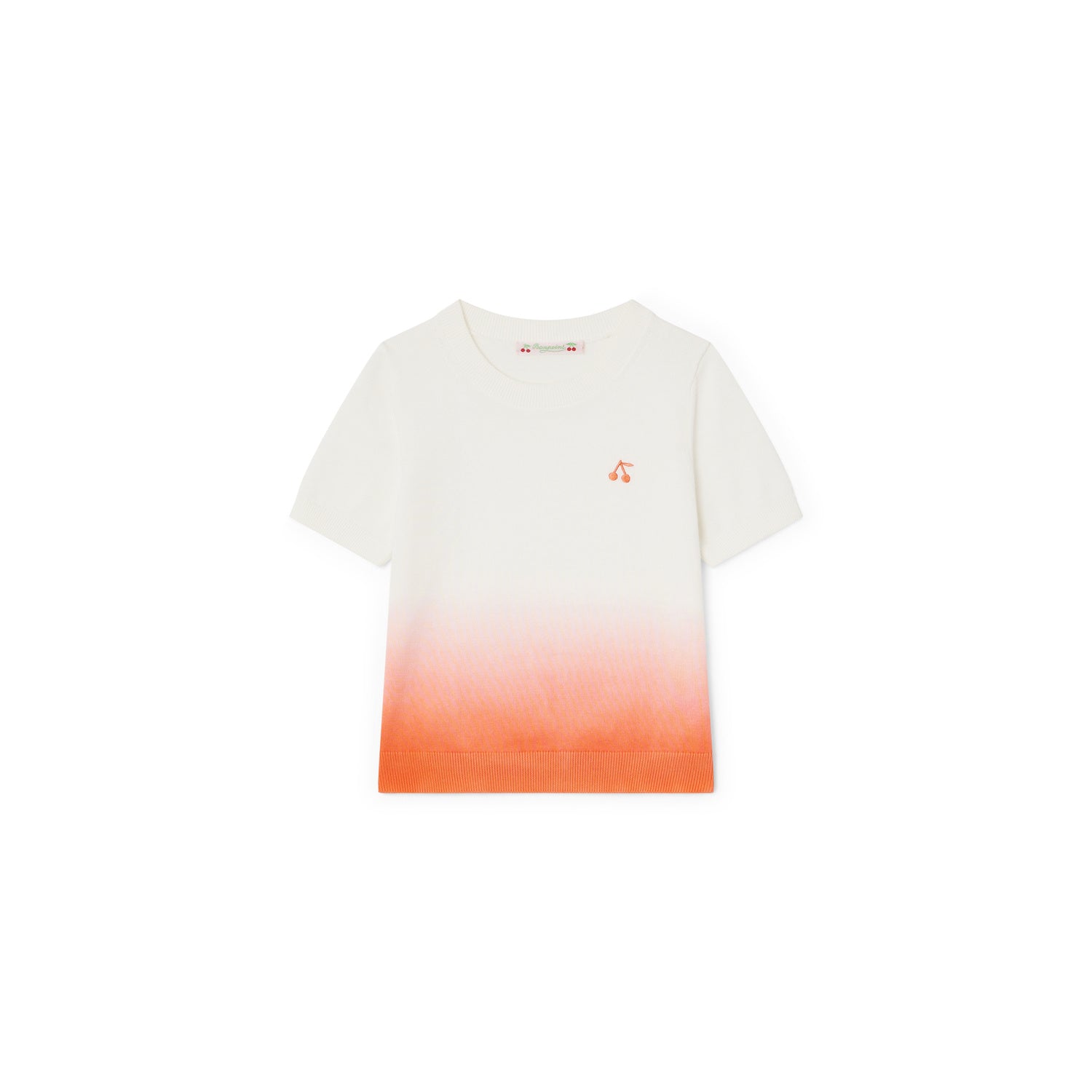 Pull en coton dip dye fille - Bonpoint vintage