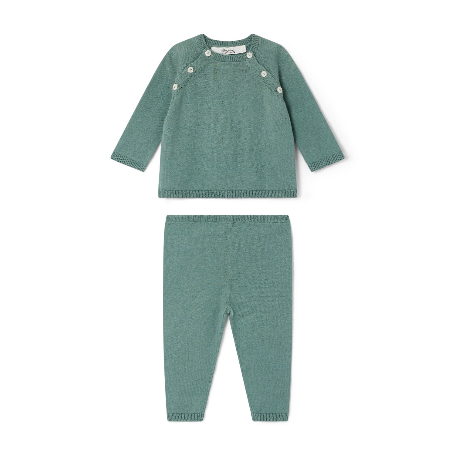 Ensemble en coton uni - Bonpoint vintage