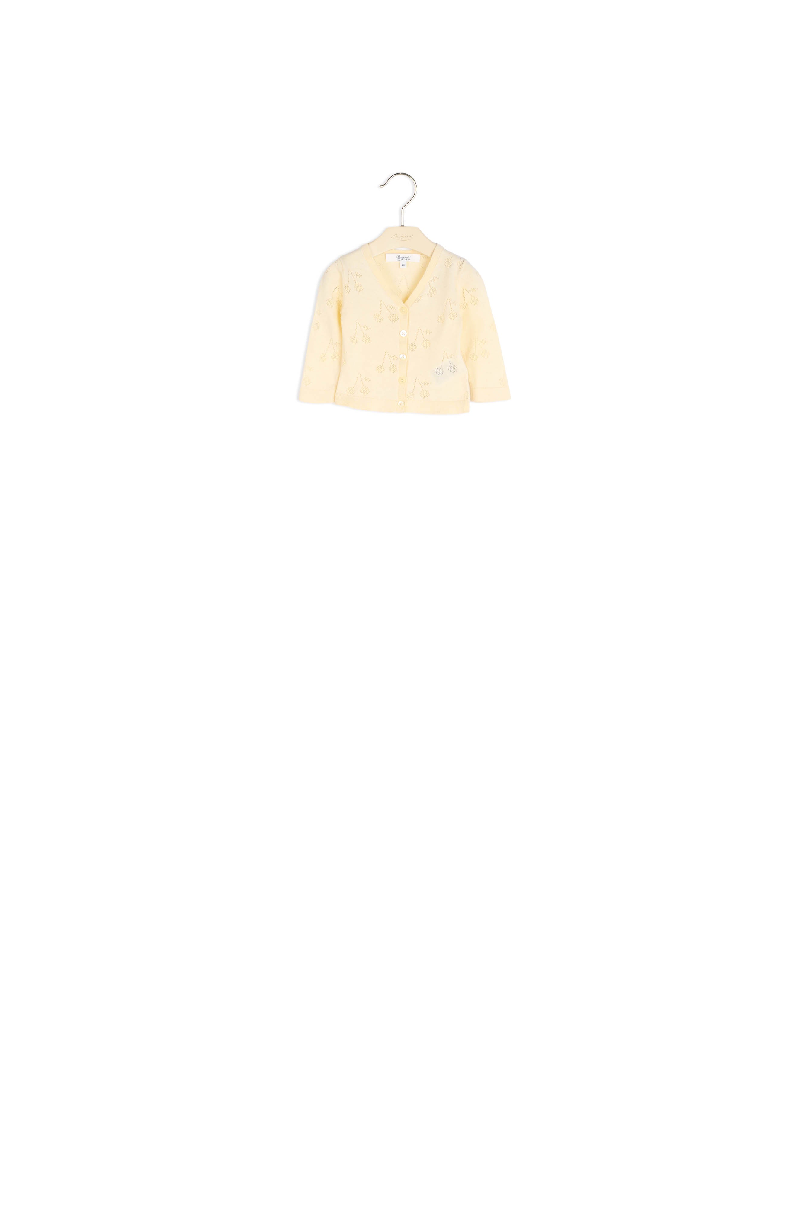 Cardigan en coton ajouré - Bonpoint vintage
