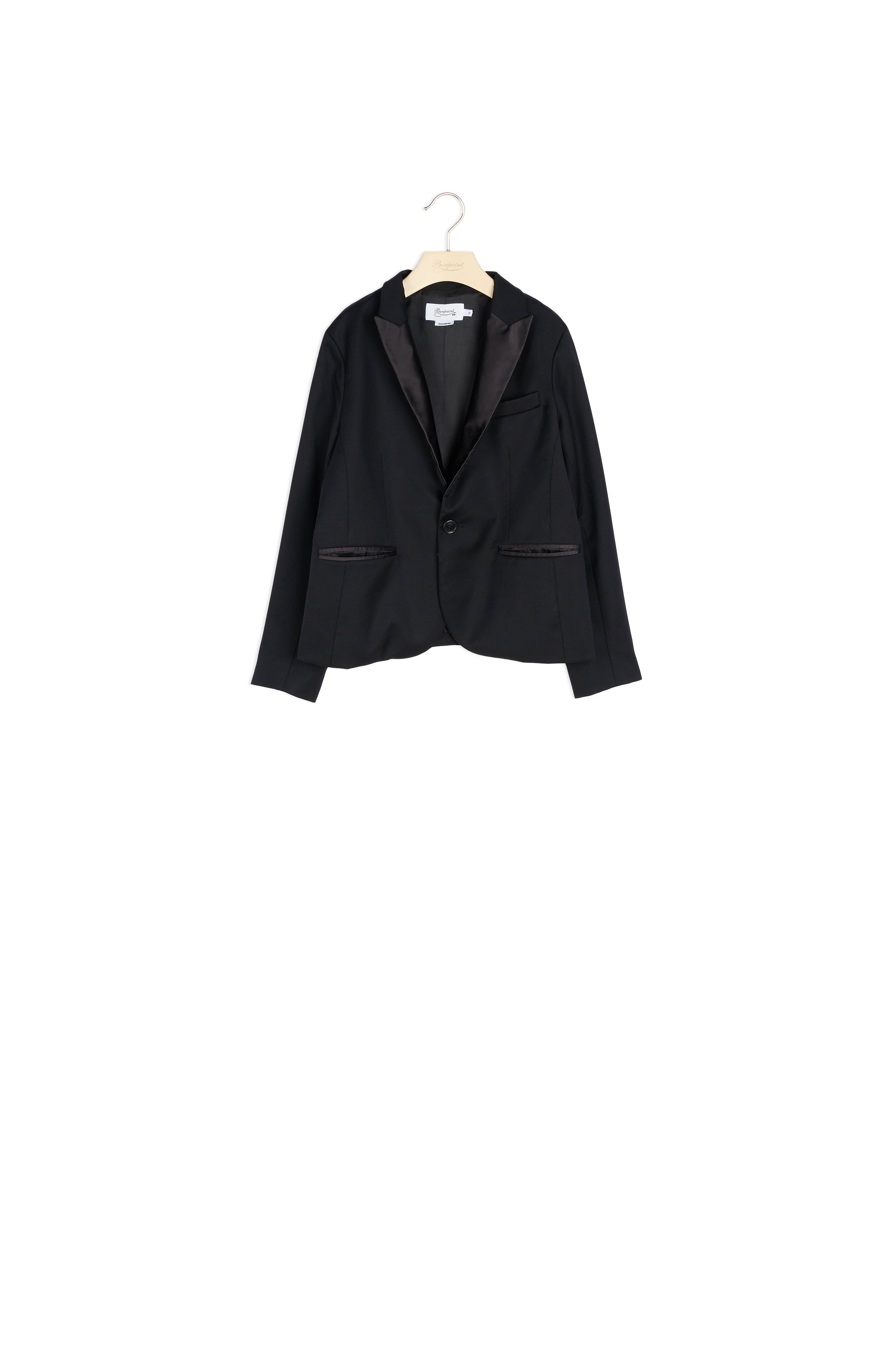 Veste de smoking en sergé de laine - Bonpoint vintage