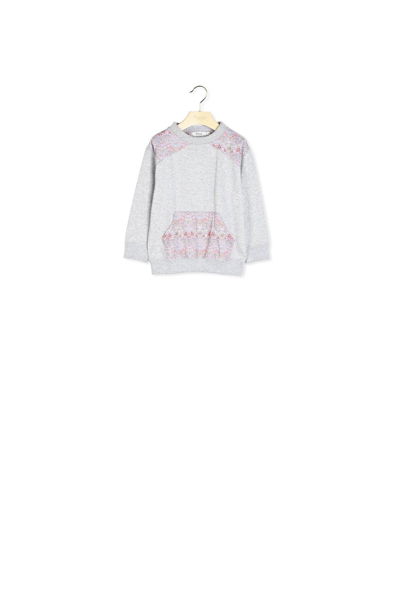 Sweat en molleton et tissu Liberty - Bonpoint vintage