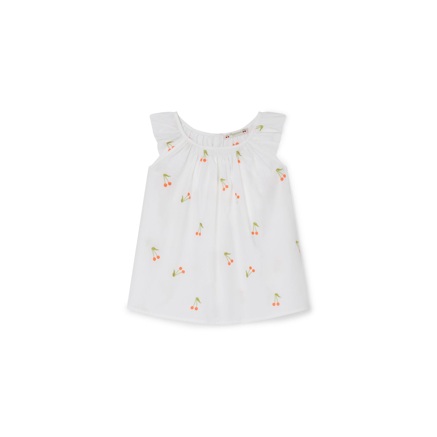 Blouse à cerises brodées - Bonpoint vintage