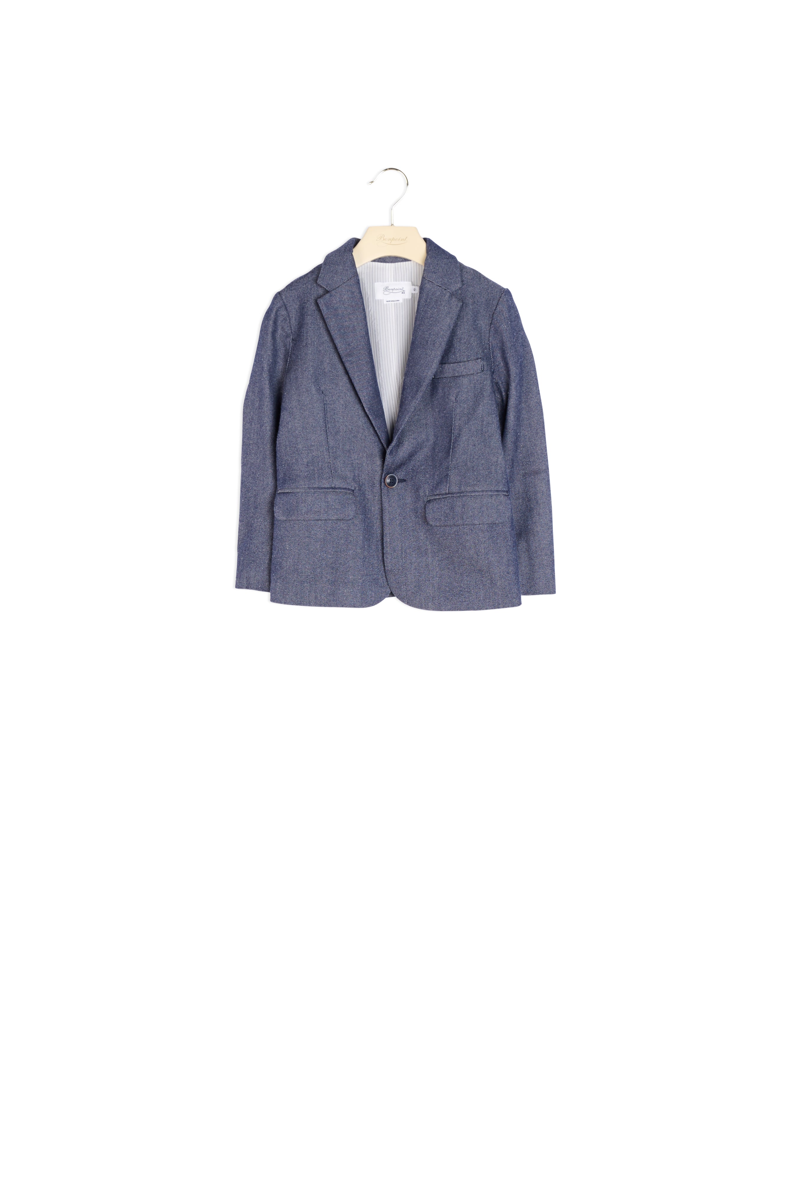 Veste en denim laine et coton - Bonpoint vintage