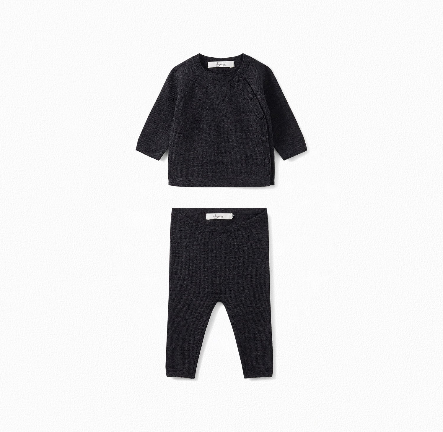 Ensemble en mérinos bébé - Bonpoint vintage