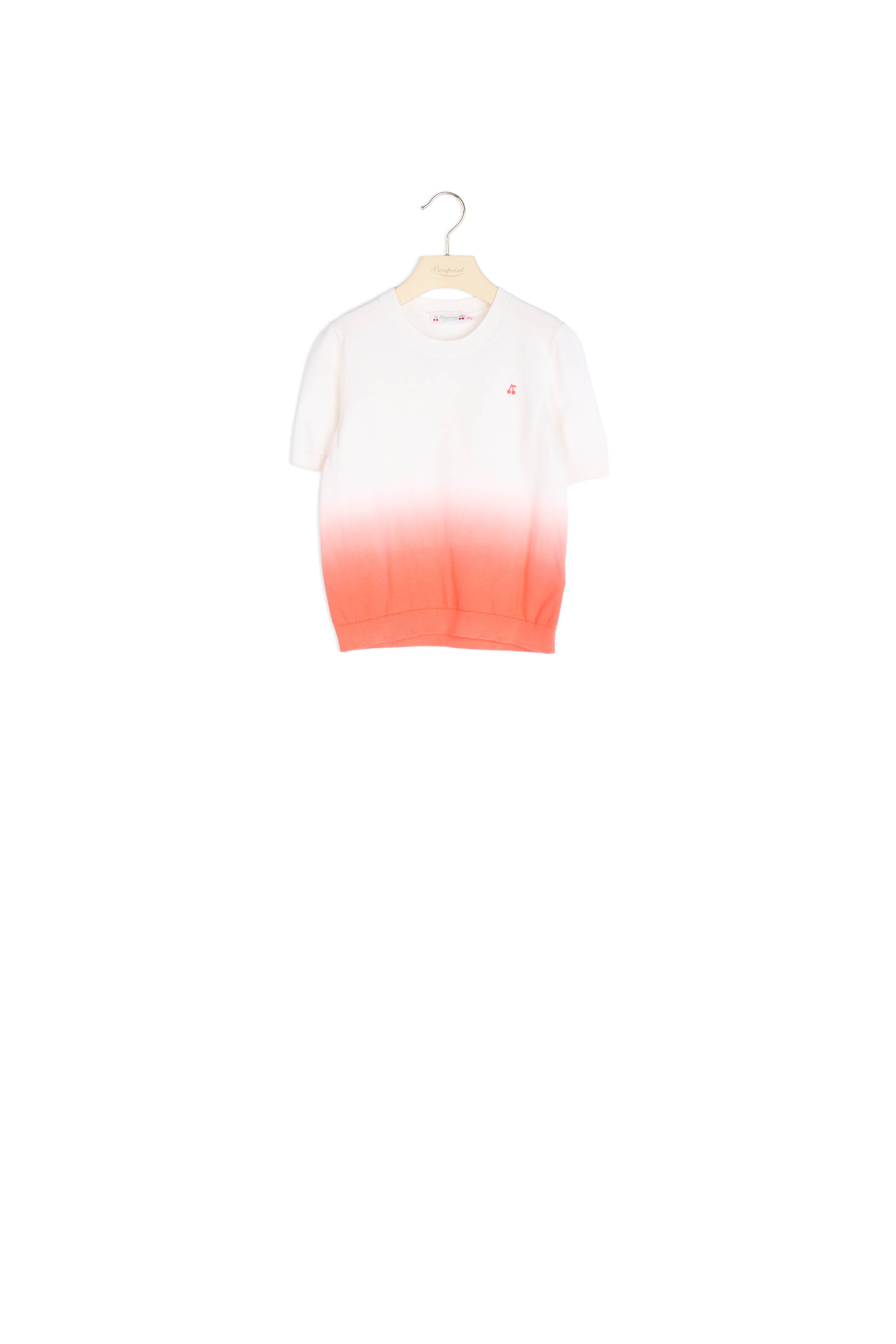 Pull en coton dip dye fille - Bonpoint vintage