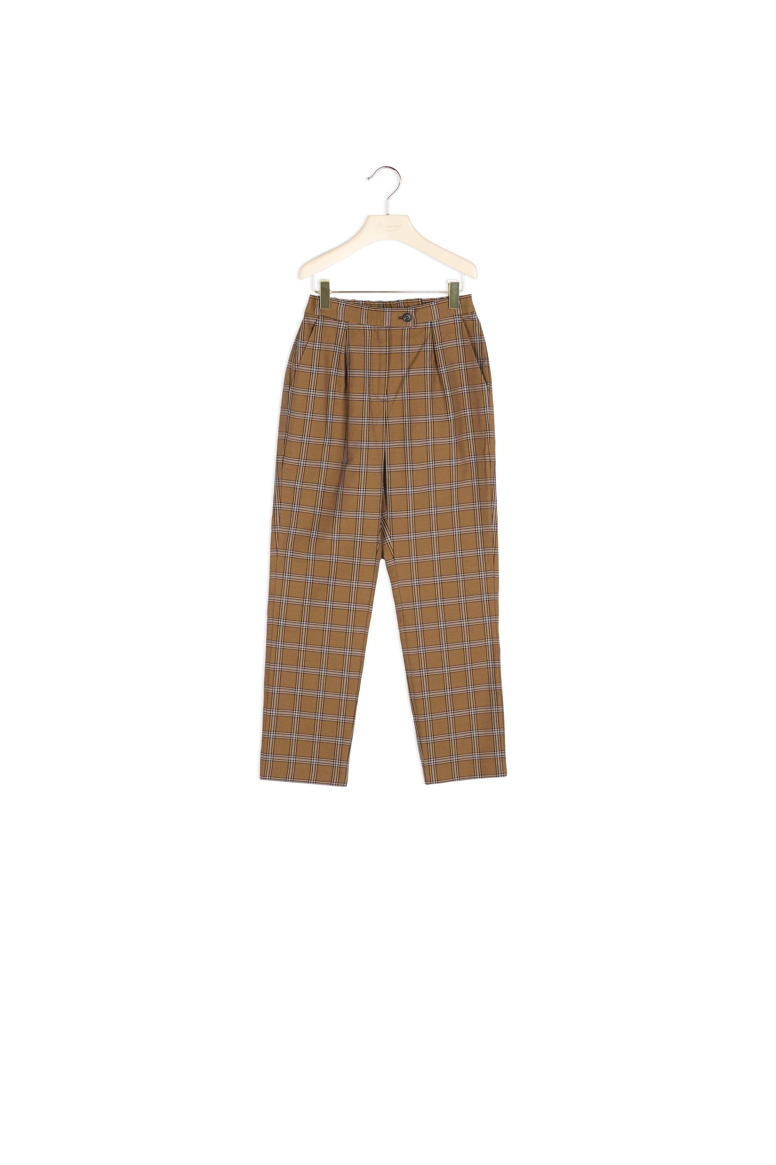 Pantalon à carreaux carreaux - Bonpoint vintage
