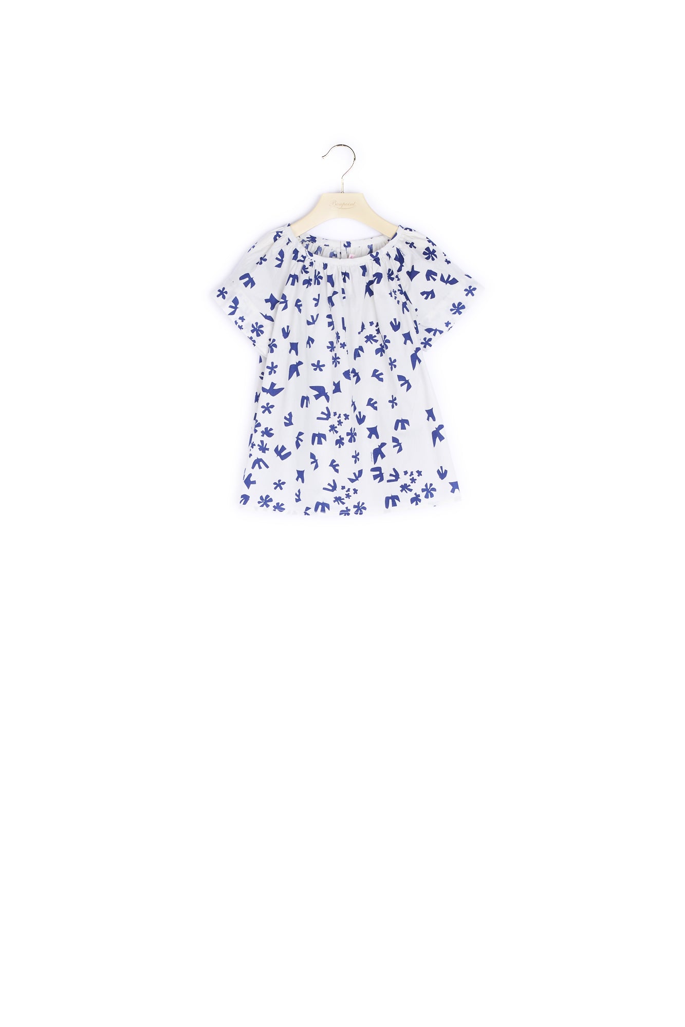 Blouse en popeline imprimée - Bonpoint vintage