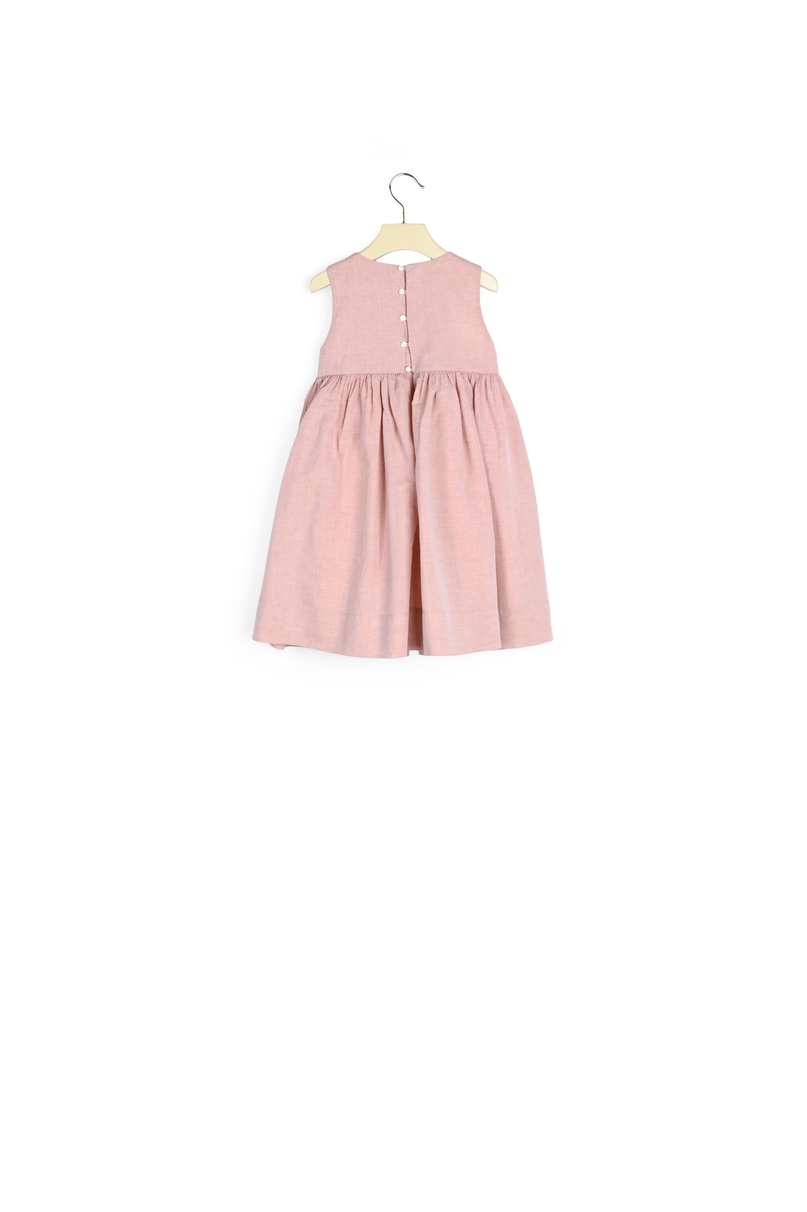 Robe smockée sans manche - Bonpoint vintage