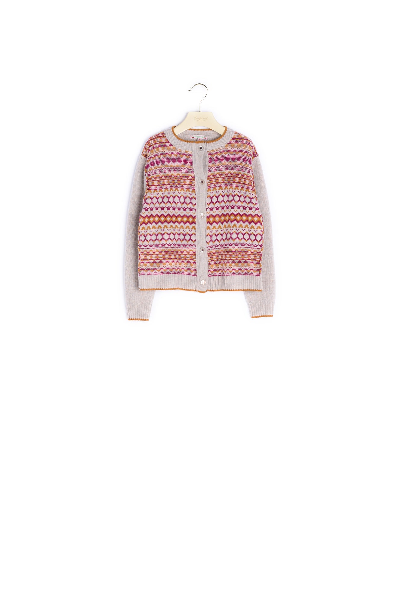 Cardigan en jacquard - Bonpoint vintage