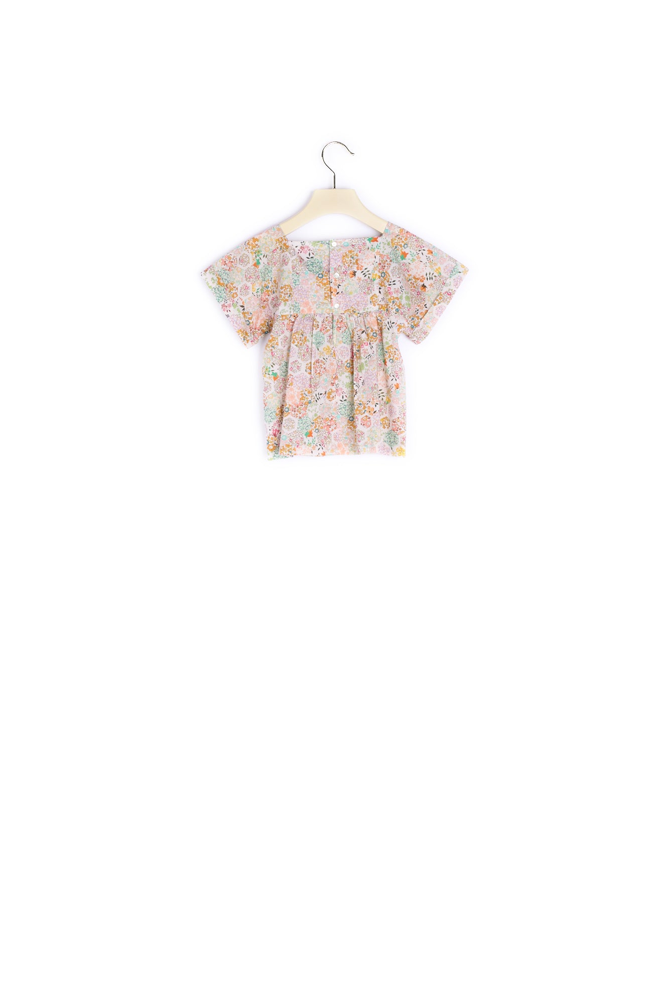 Blouse Pays à motif Liberty - Bonpoint vintage