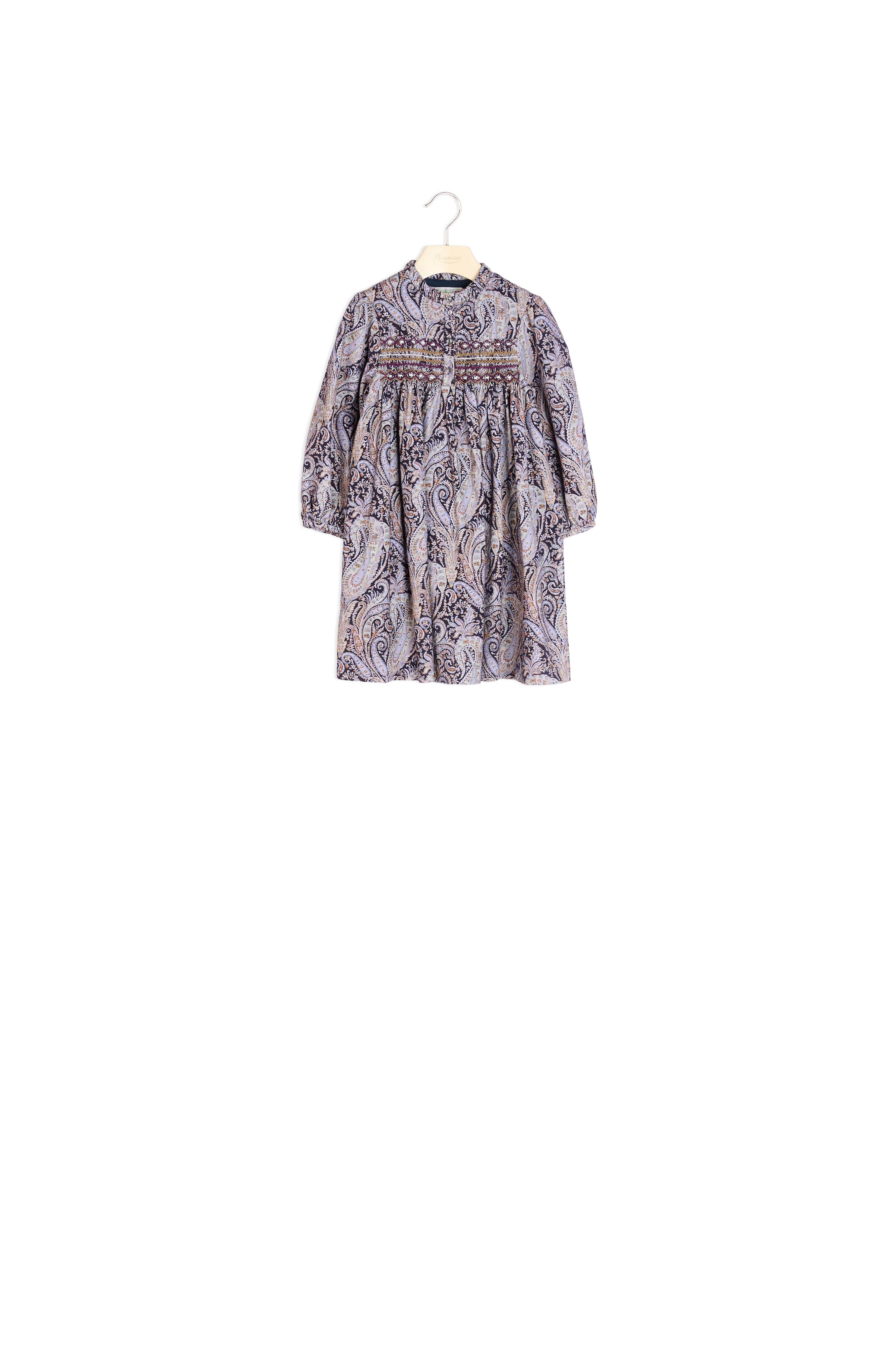 Robe en velours Liberty - Bonpoint vintage