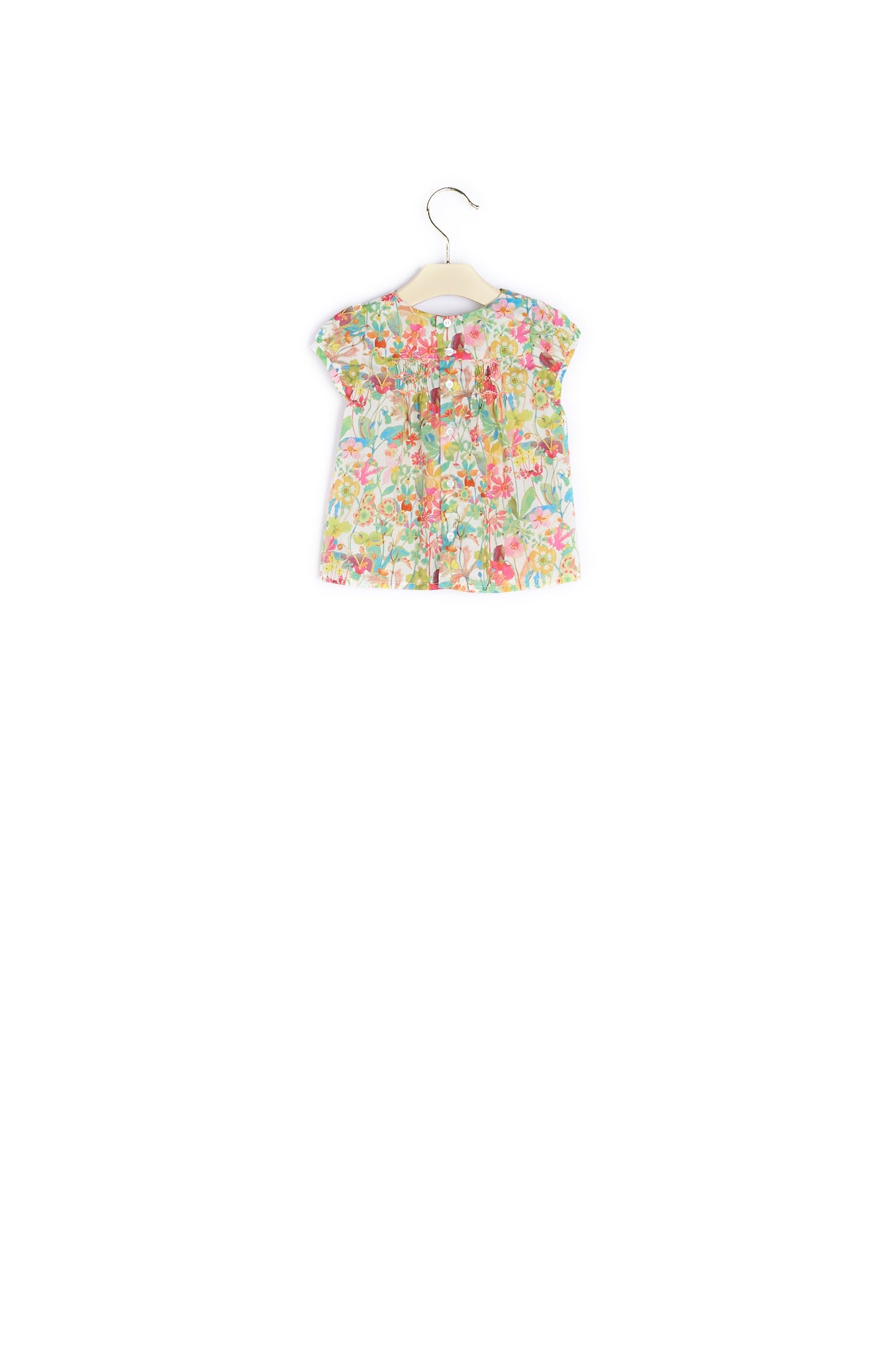 Blouse Nizon imprimée Liberty - Bonpoint vintage