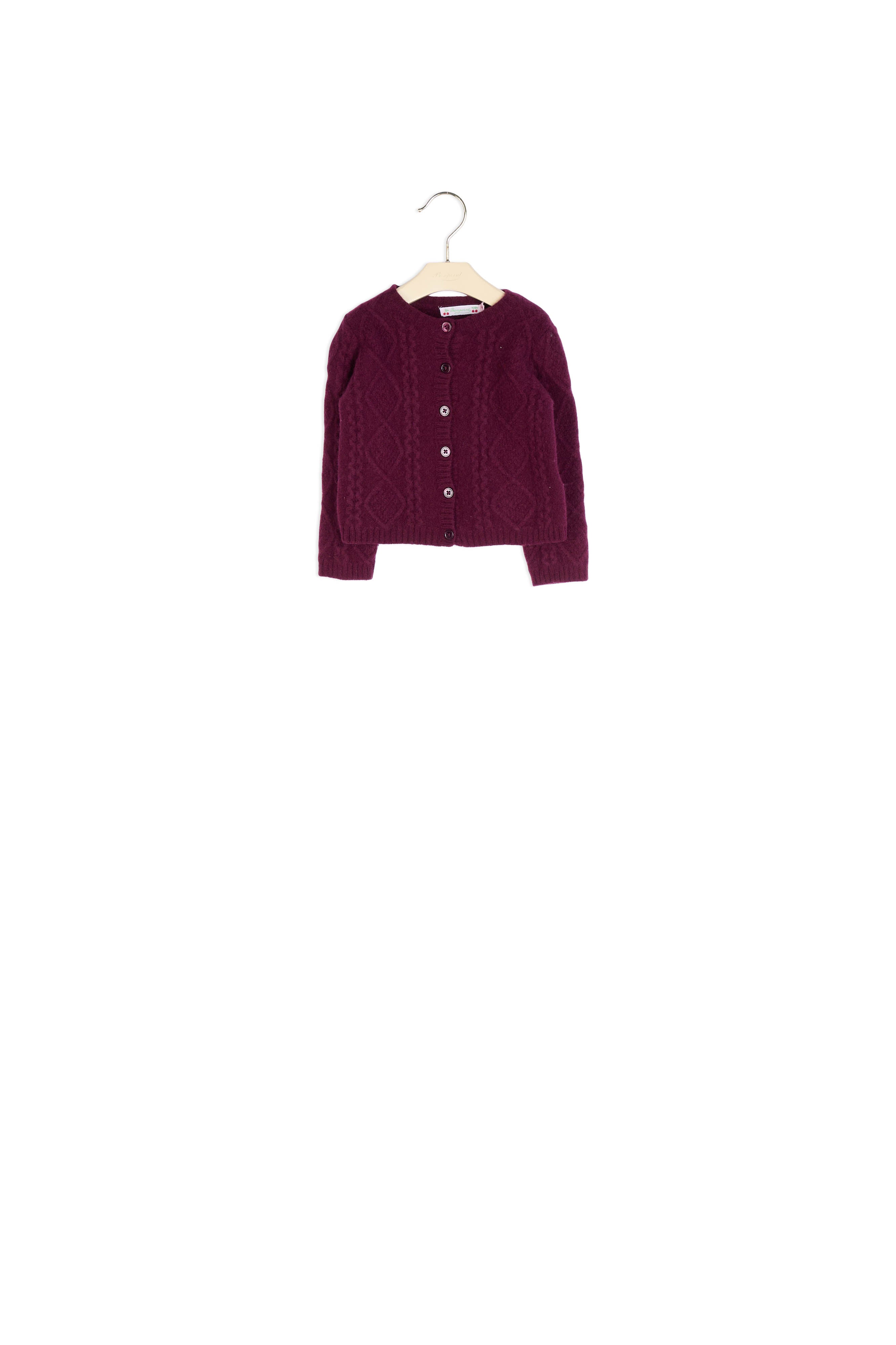 Cardigan en laine et yack bébé - Bonpoint vintage