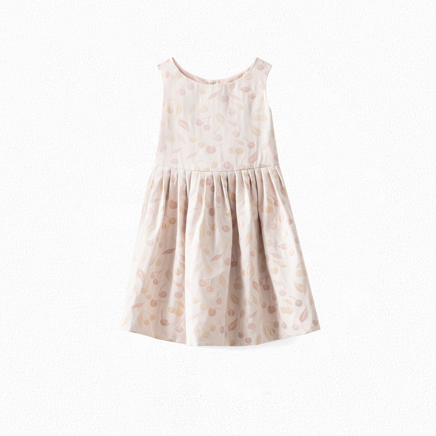 Robe habillée en jacquard cerise - Bonpoint vintage