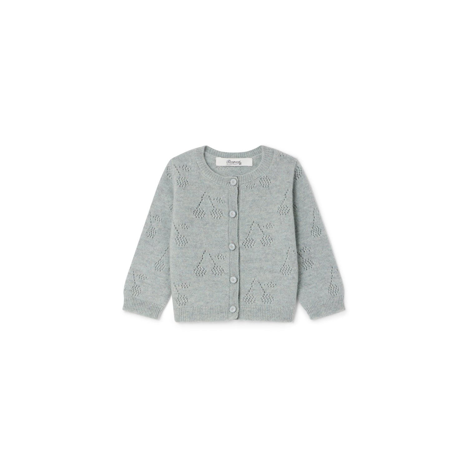 Cardigan en cachemire ajouré bébé - Bonpoint vintage