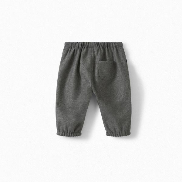 Pantalon en flanelle chinée - Bonpoint vintage