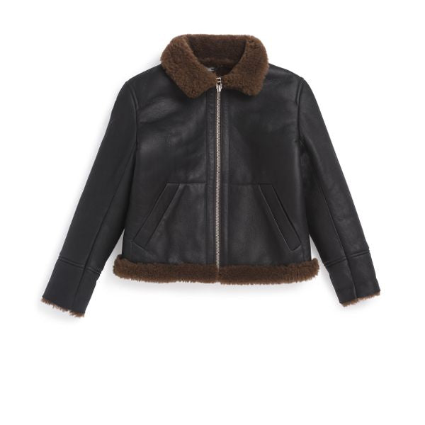 Blouson Peau Jefferson - Bonpoint vintage