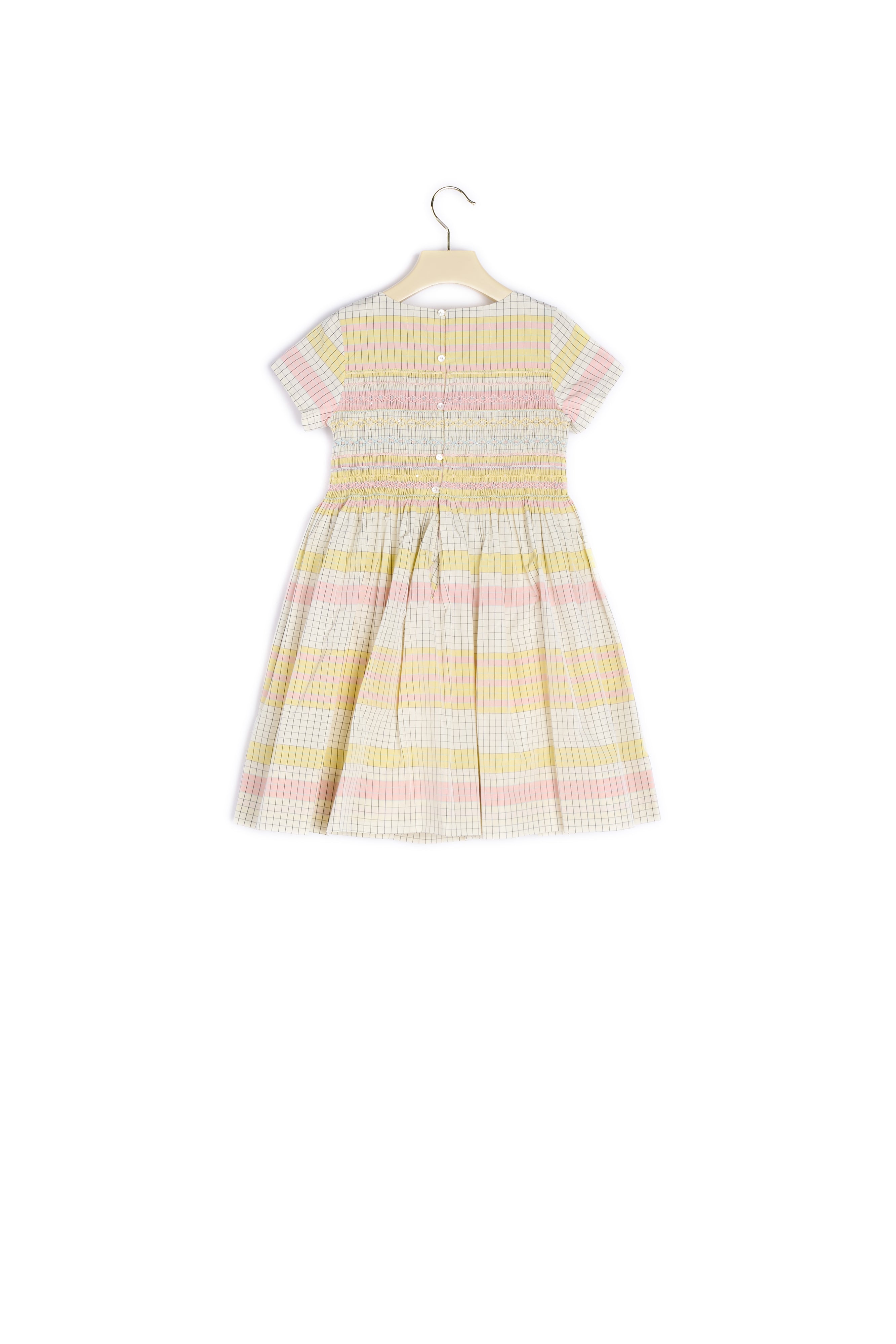 Robe smockée à la main fille - Bonpoint vintage
