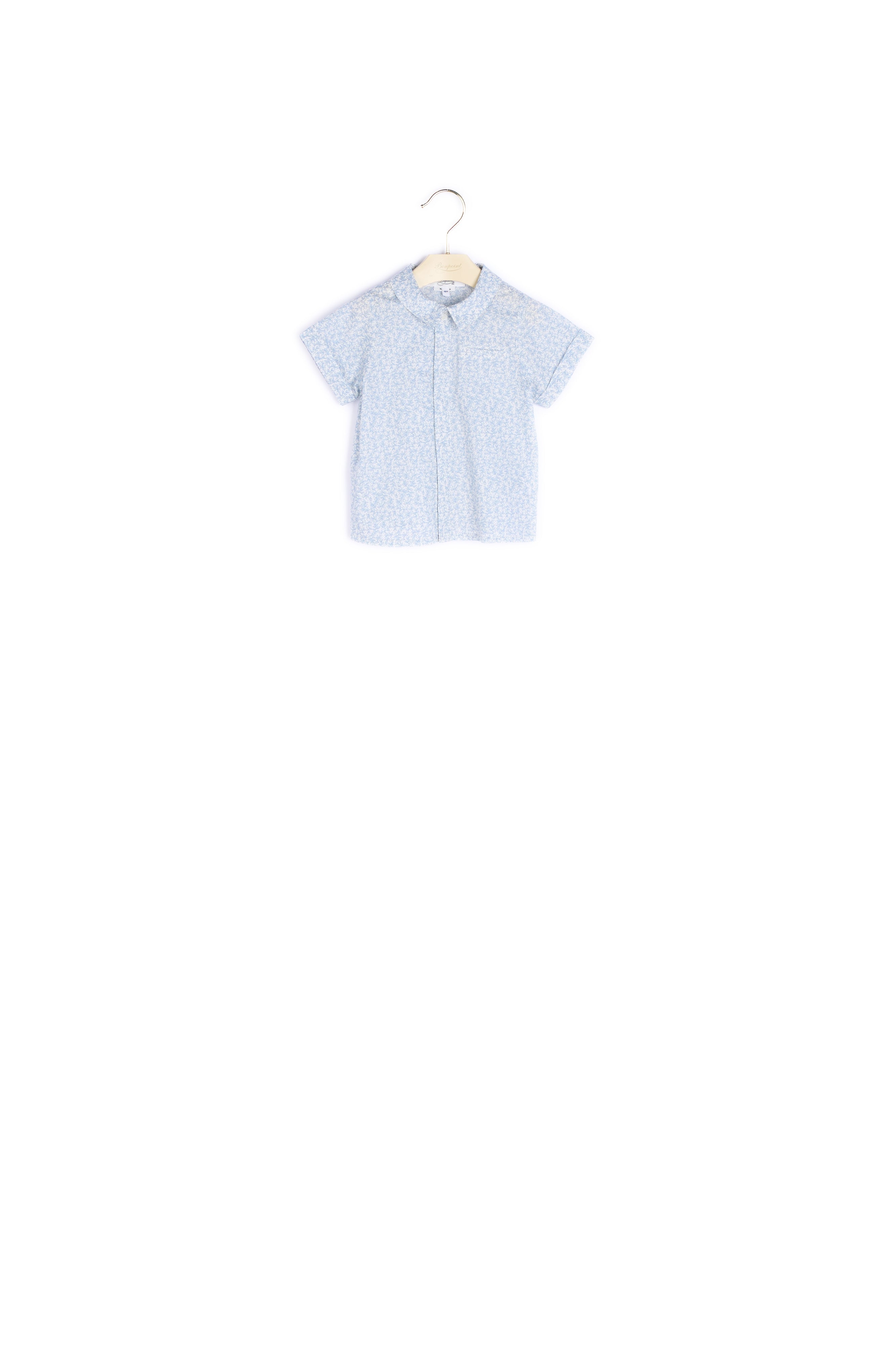 Chemise manches courtes Nicolas - Bonpoint vintage