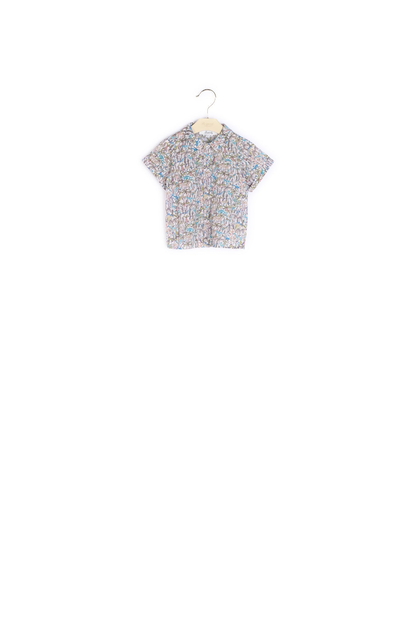 Chemise Nicolas à motif Liberty - Bonpoint vintage