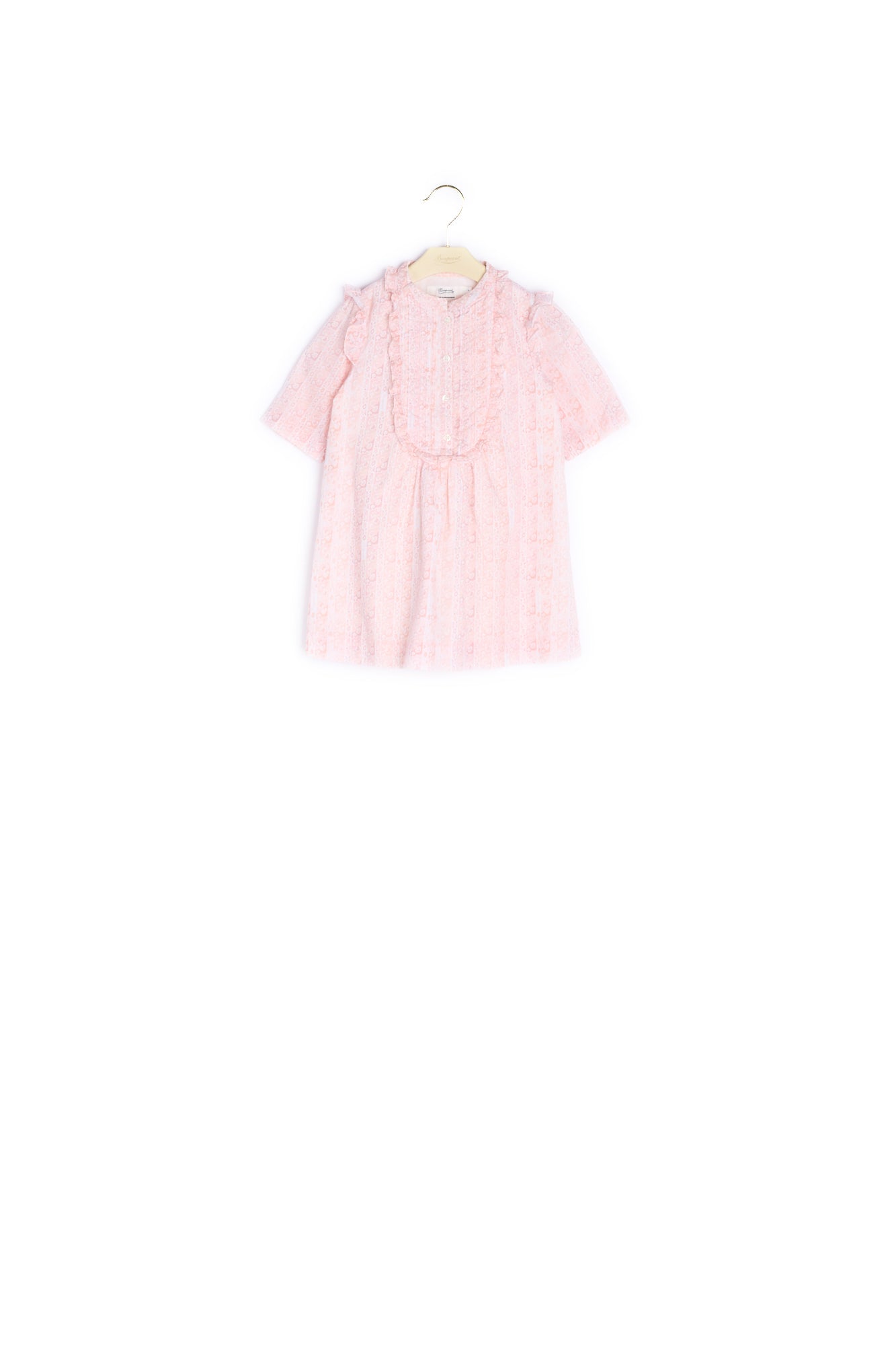 Robe à plastron volanté - Bonpoint vintage