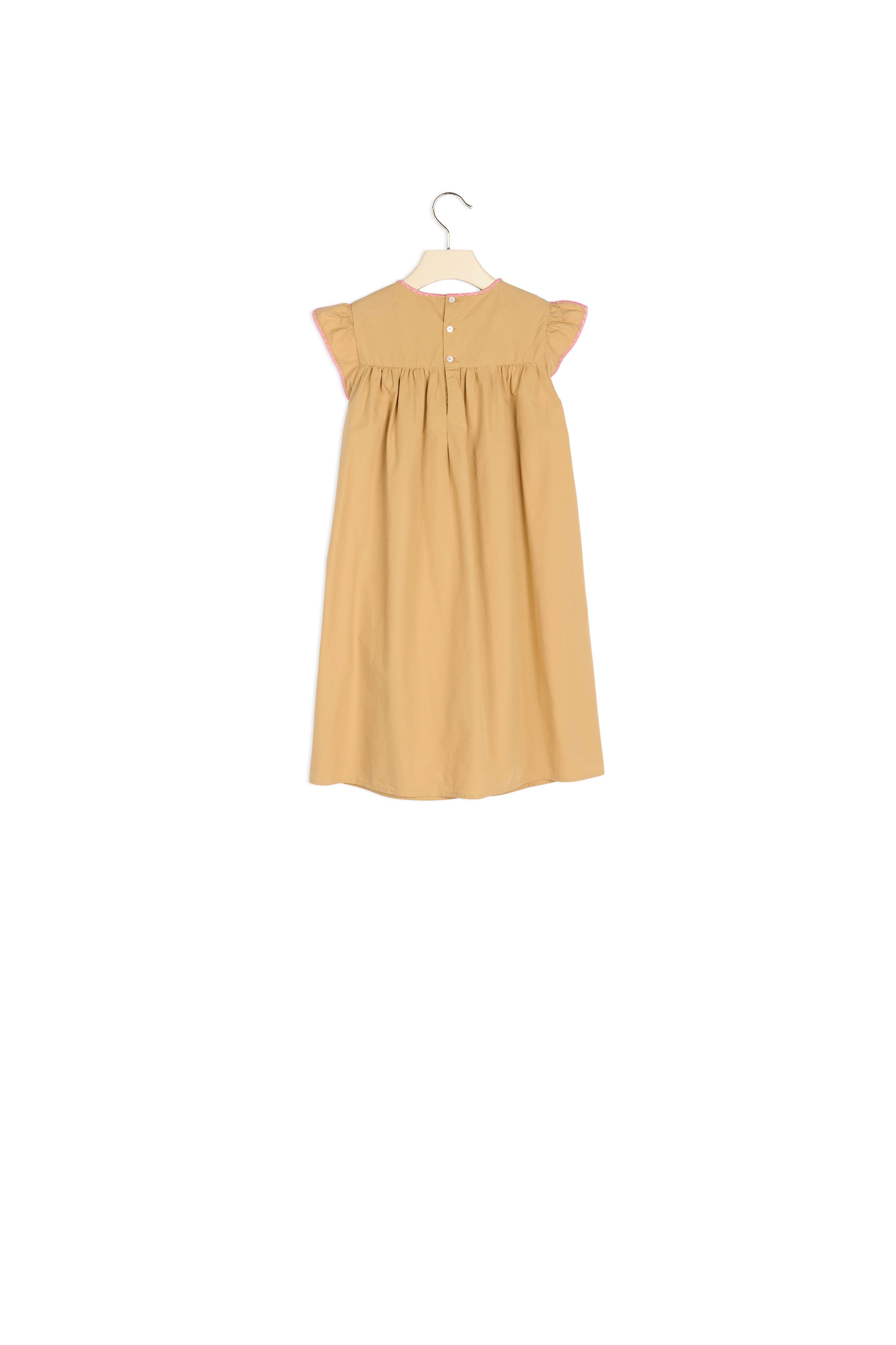 Robe en popeline brodée - Bonpoint vintage